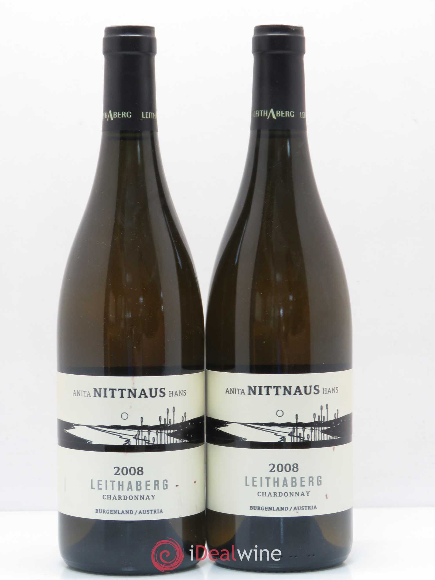 Autriche Anita Nittnaus Hans Leithaberg Chardonnay 2008 - Posten von 5 Flaschen - 2