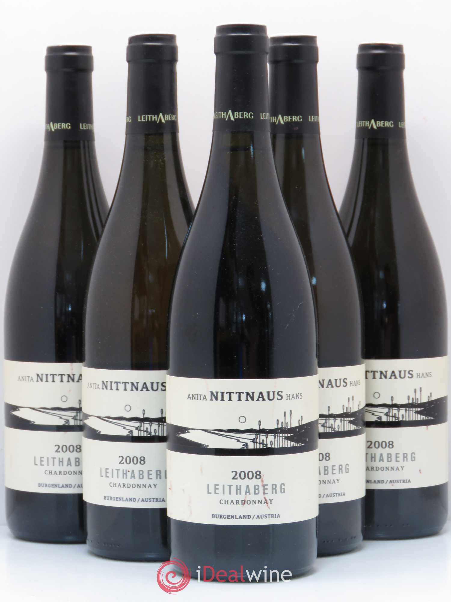 Autriche Anita Nittnaus Hans Leithaberg Chardonnay 2008 - Posten von 5 Flaschen - 0