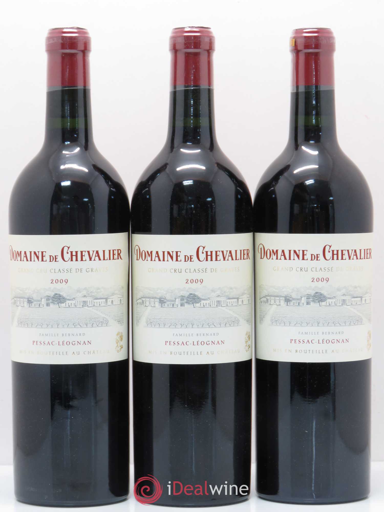 Domaine de Chevalier Cru Classé de Graves 2009 - Lot de 3 bouteilles - 0
