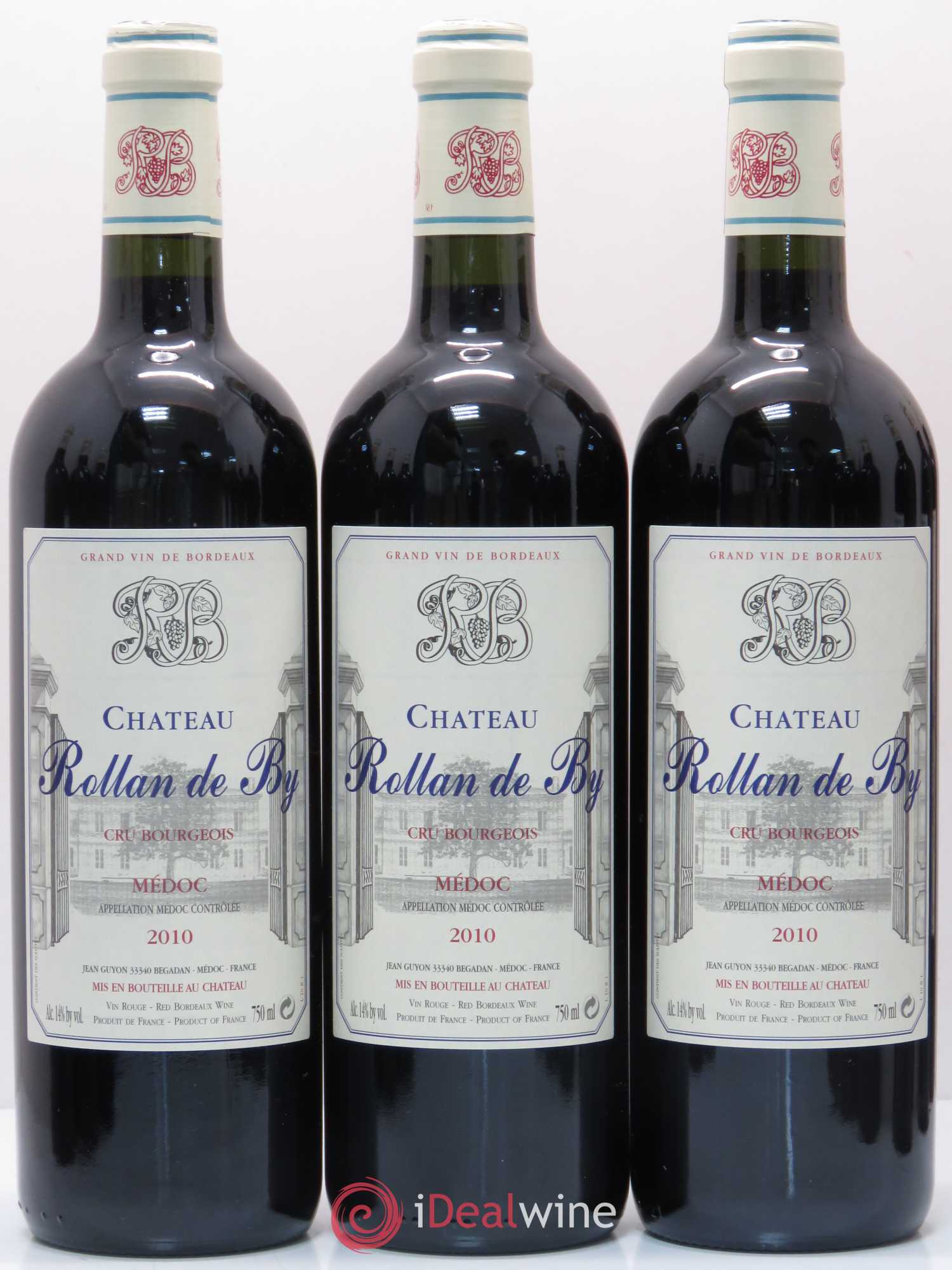Château Rollan de By Cru Bourgeois 2010 - Lot de 12 bouteilles - 1