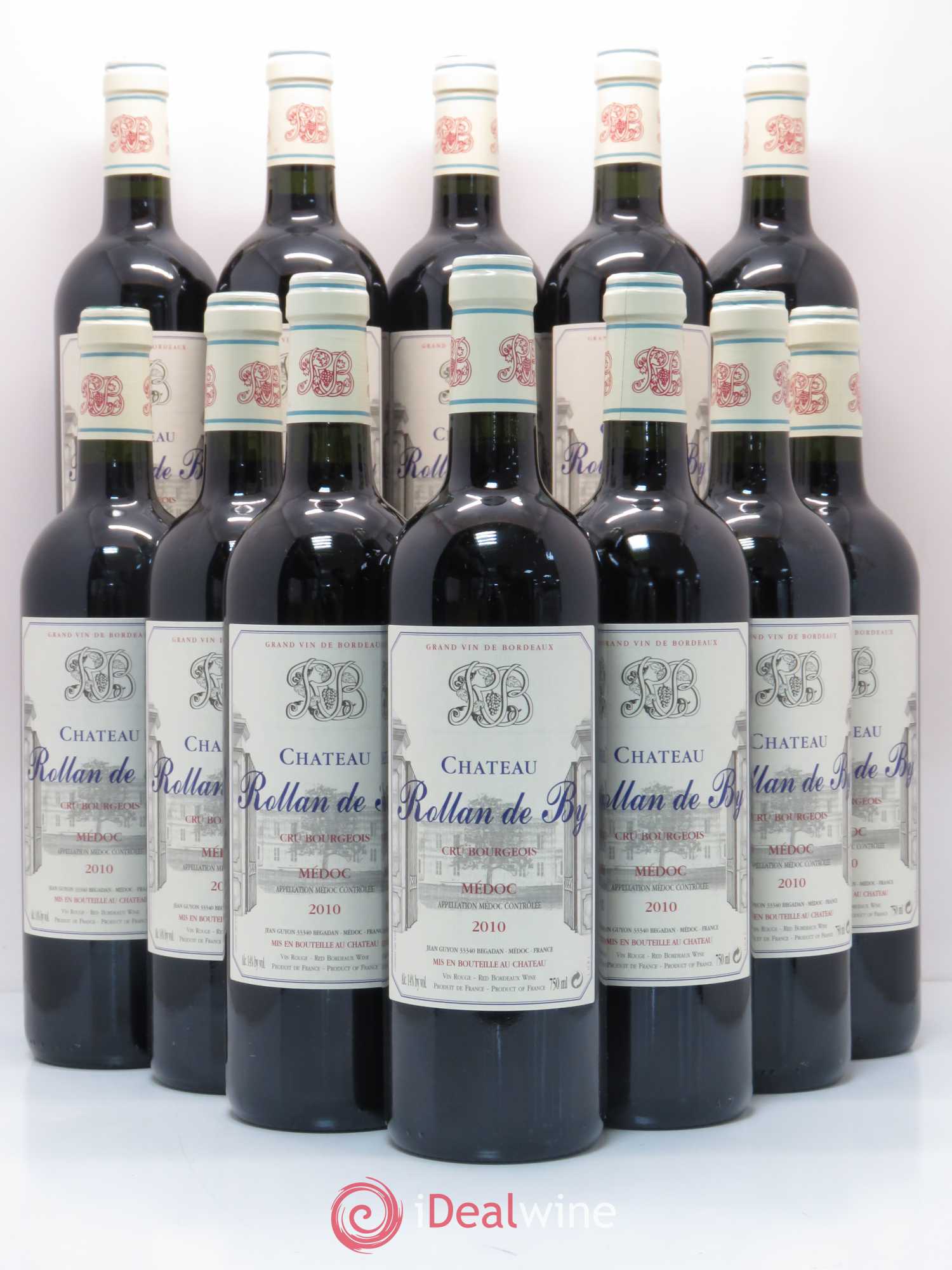 Château Rollan de By Cru Bourgeois 2010 - Lot de 12 bouteilles - 0