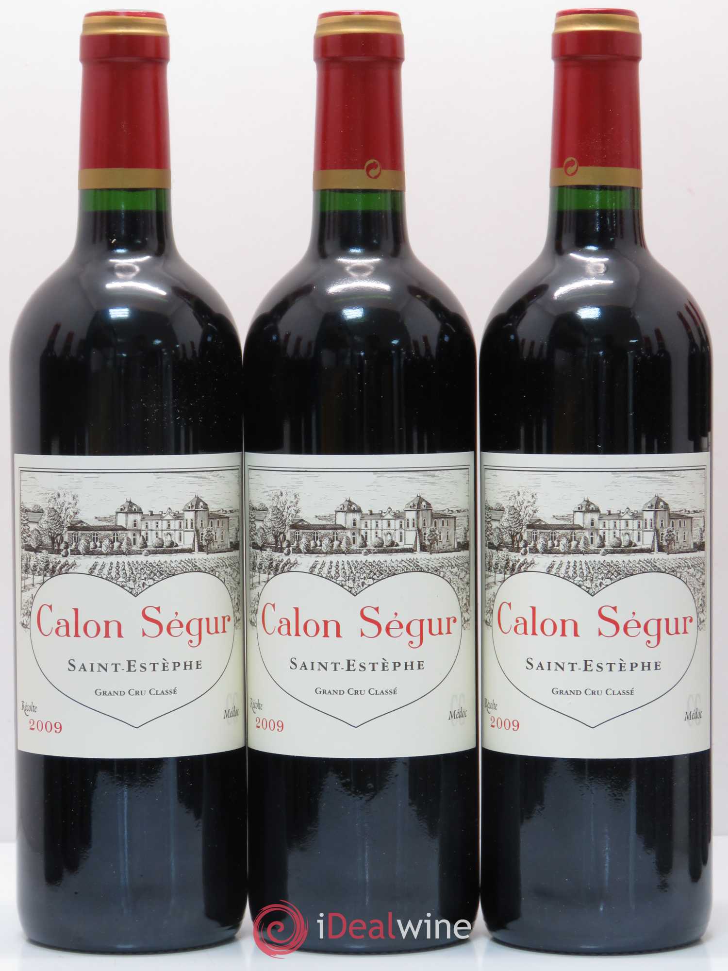 Château Calon Ségur 3ème Grand Cru Classé 2009 - Lot de 12 bouteilles - 1
