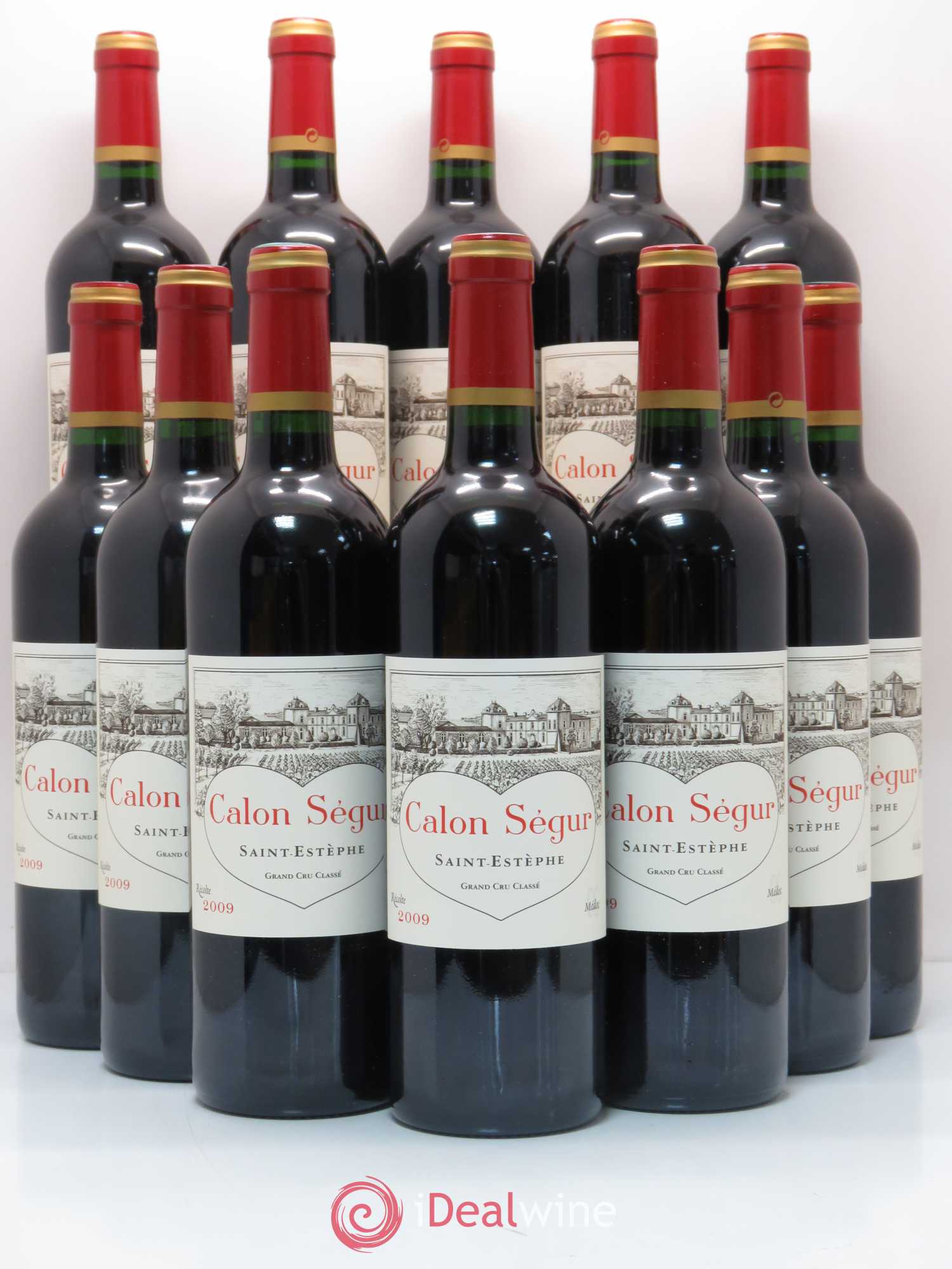 Château Calon Ségur 3ème Grand Cru Classé 2009 - Lot de 12 bouteilles - 0