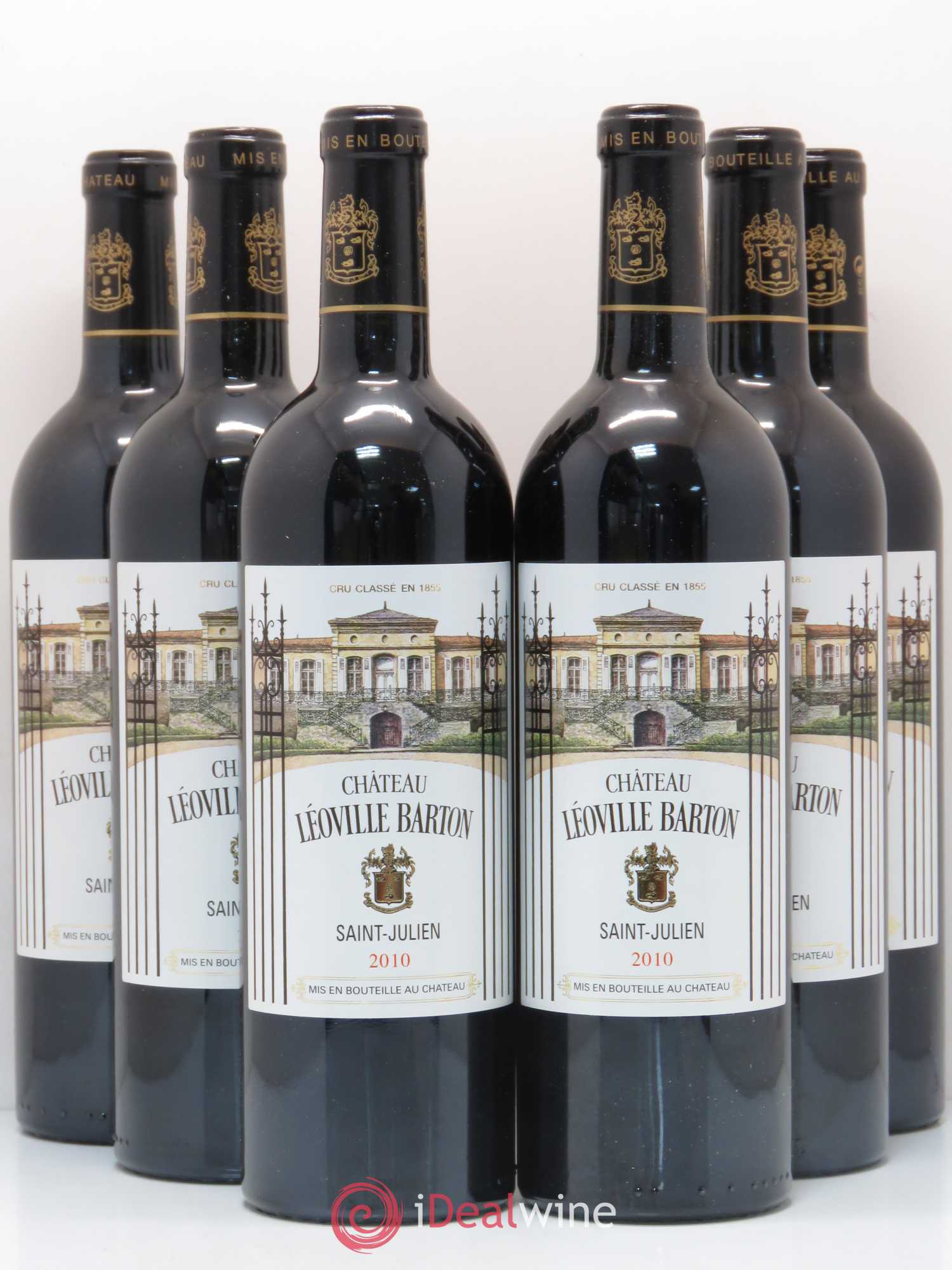 Château Léoville Barton 2ème Grand Cru Classé 2010 - Lot de 6 bouteilles - 0