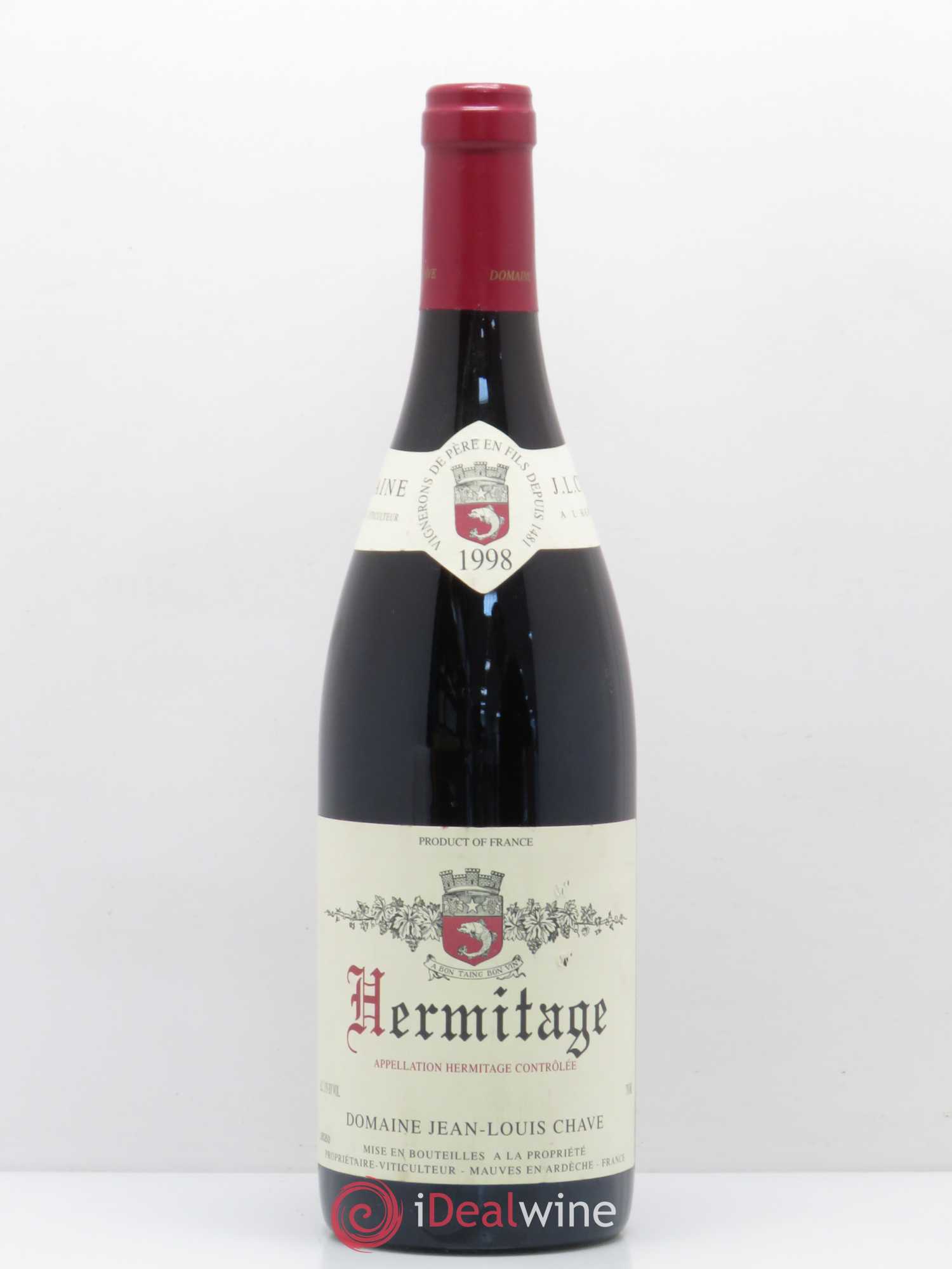 Hermitage Jean-Louis Chave 1998 - Lot de 1 bouteille - 0