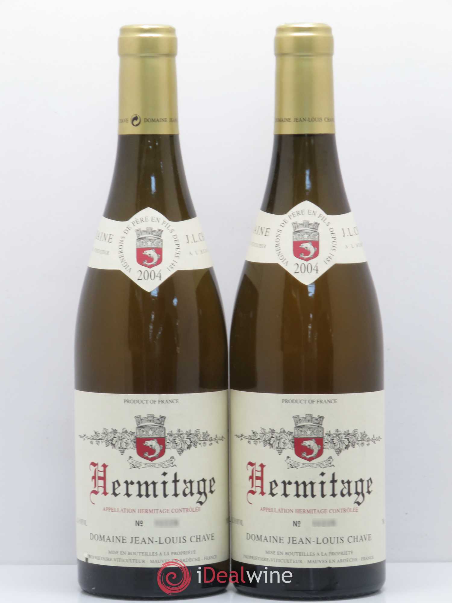 Hermitage Jean-Louis Chave 2004 - Lot de 2 bouteilles - 0