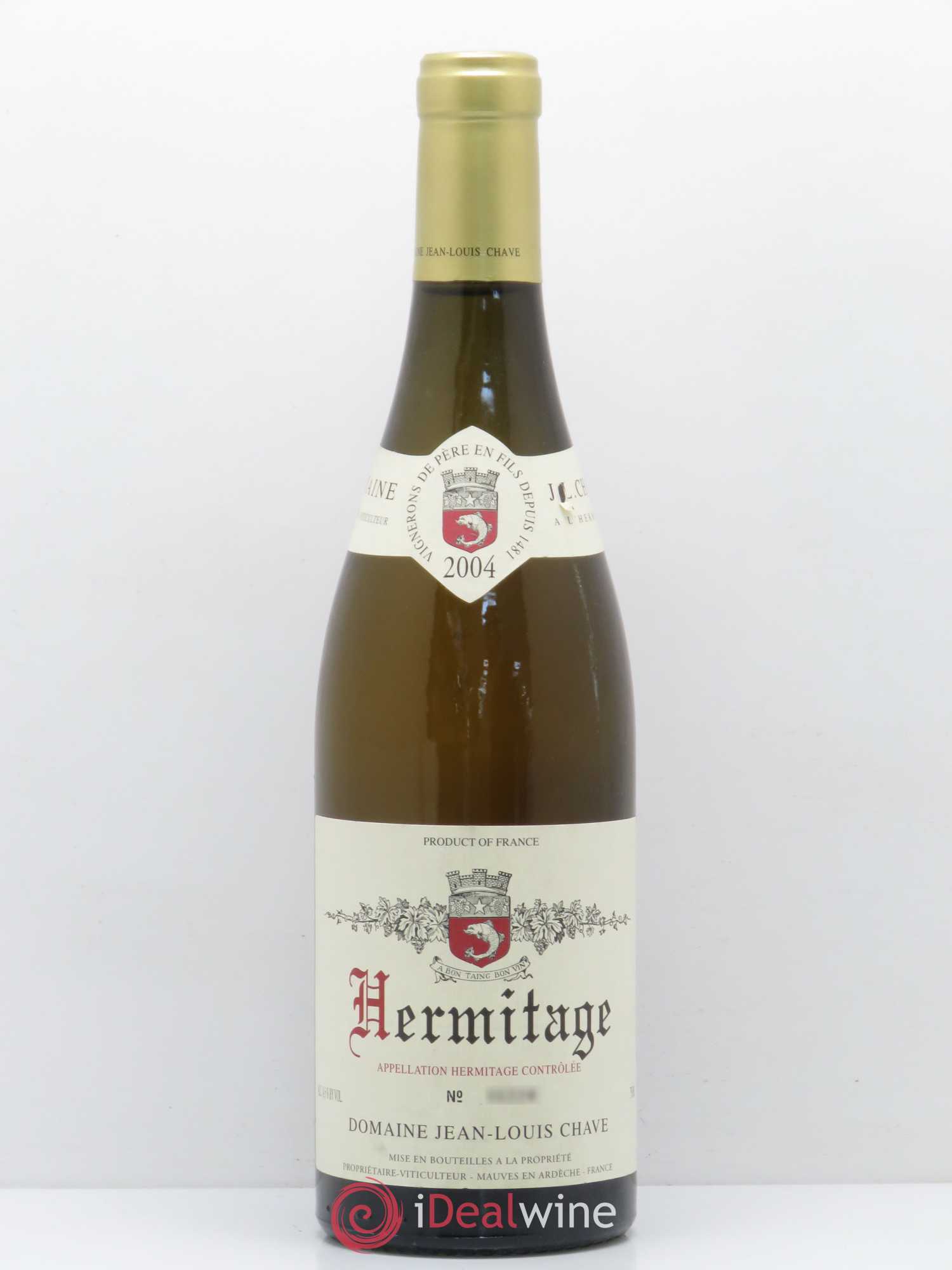 Hermitage Jean-Louis Chave 2004 - Lot de 1 bouteille - 0