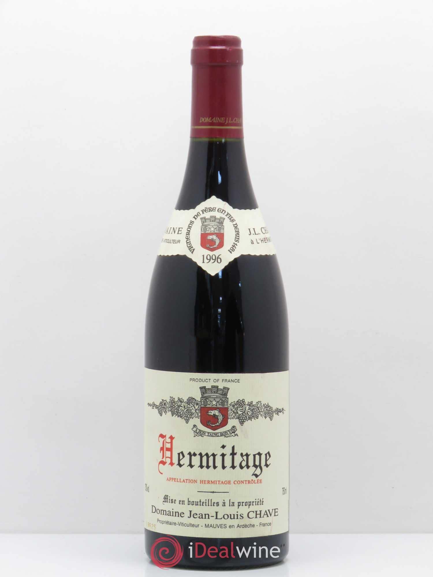 Hermitage Jean-Louis Chave 1996 - Lot de 1 bouteille - 0