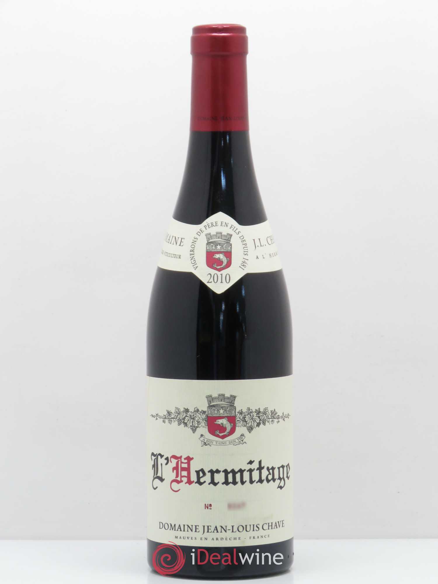 Hermitage Jean-Louis Chave 2010 - Lot de 1 bouteille - 0