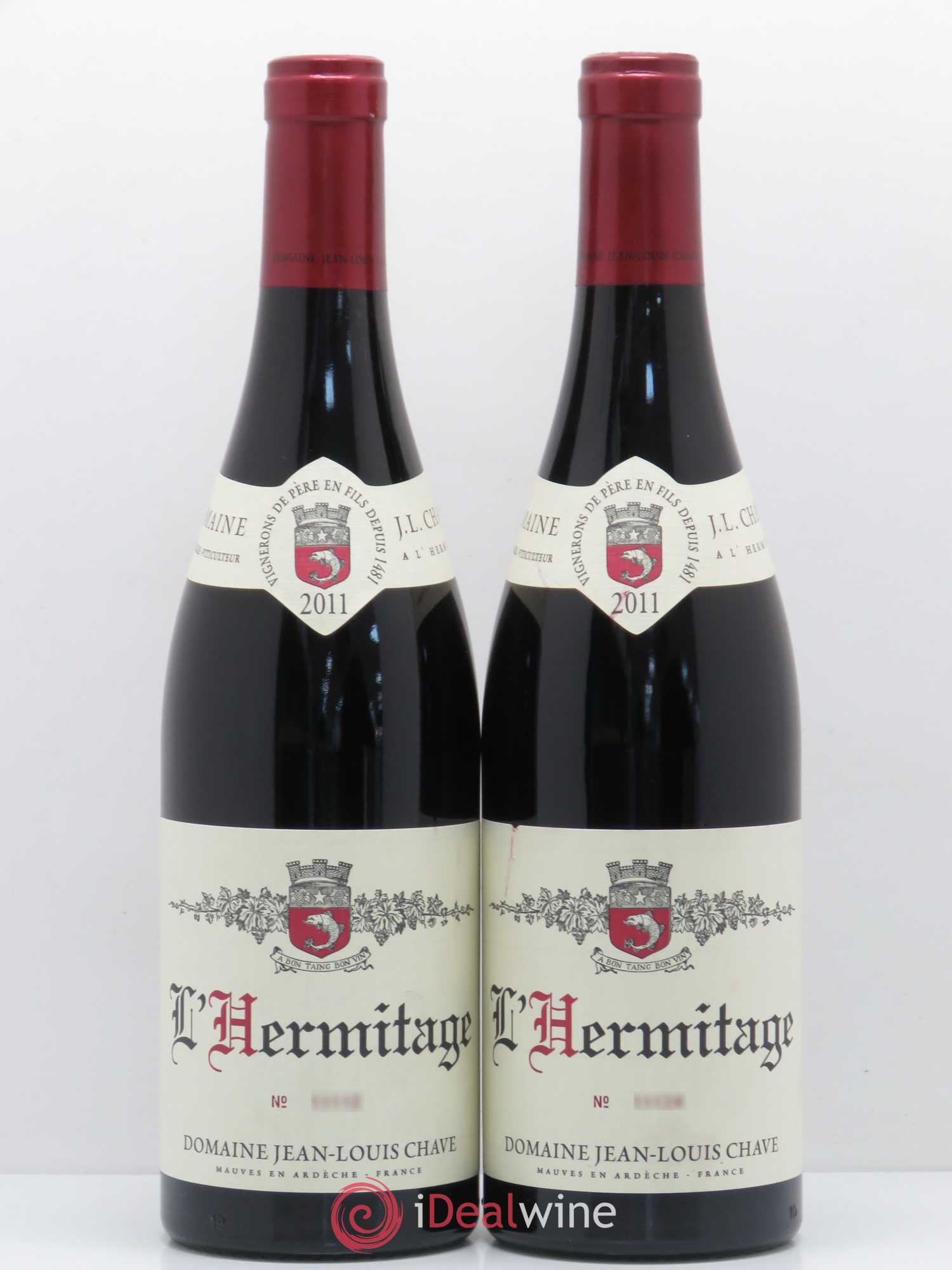 Hermitage Jean-Louis Chave 2011 - Lot de 2 bouteilles - 0
