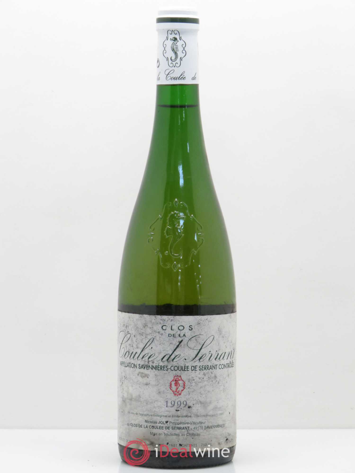Savennières Clos de la Coulée de Serrant Vignobles de la Coulée de Serrant - Nicolas Joly 1999 - Lot de 1 bouteille - 0
