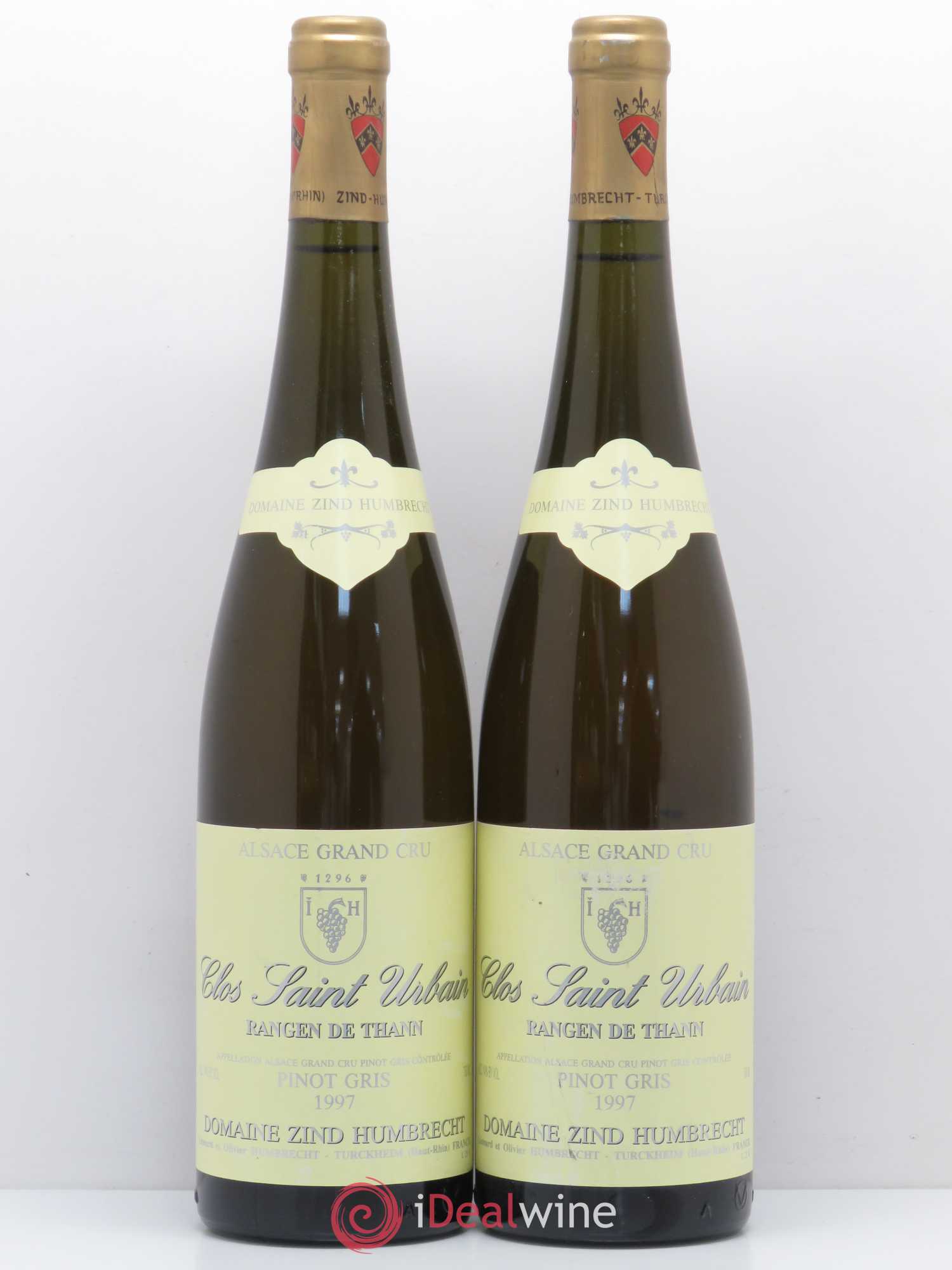 Alsace Pinot Gris Grand Cru Rangen de Thann Clos Saint-Urbain Zind-Humbrecht (Domaine) 1997 - Lot de 2 bouteilles - 0