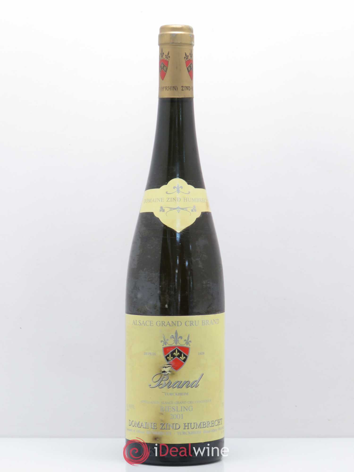 Alsace Riesling Grand Cru Brand Zind-Humbrecht (Domaine) 2001 - Lot de 1 bouteille - 0