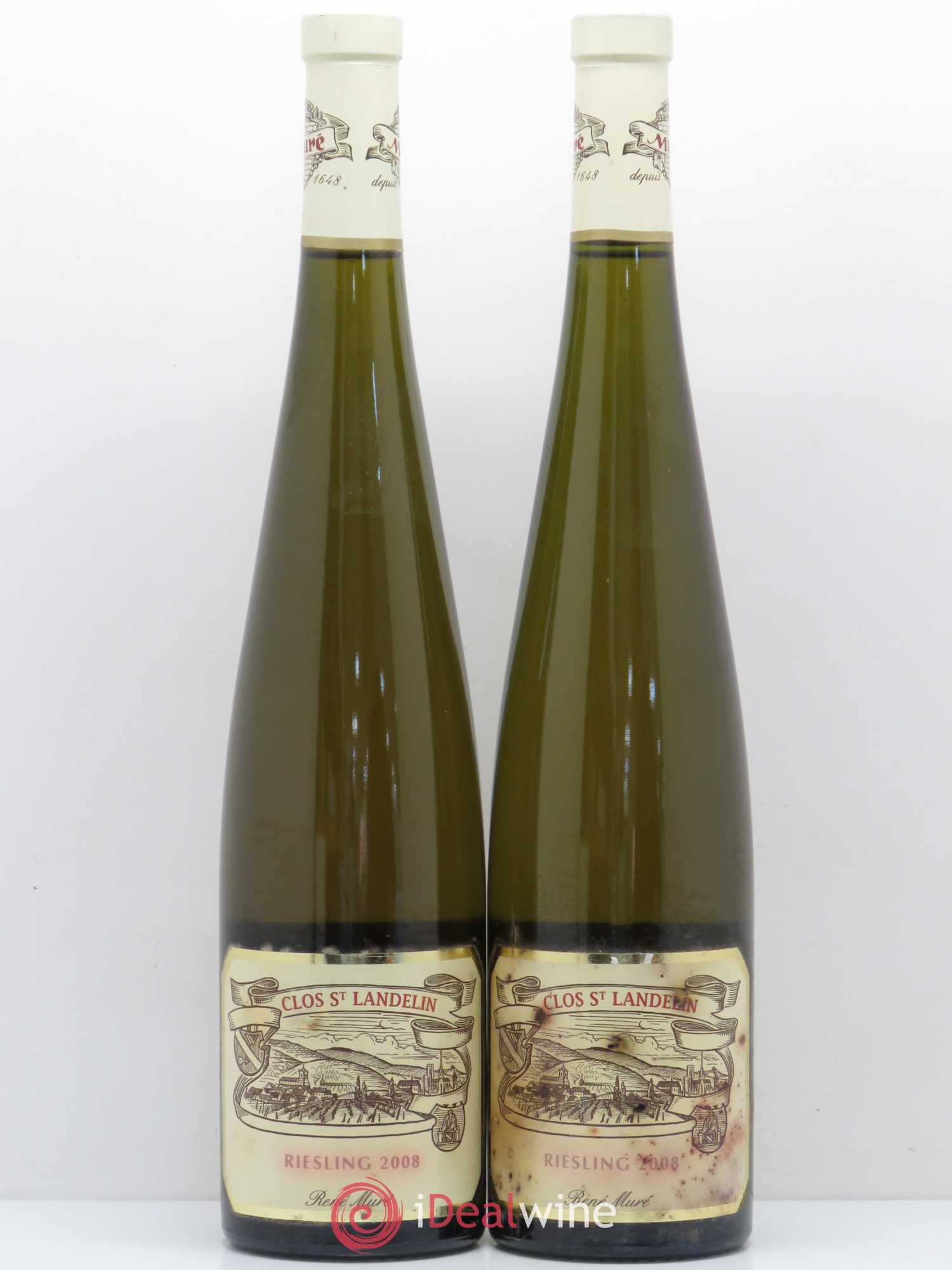 Riesling Grand Cru Clos Saint Landelin Rene Mure 2008 - Posten von 2 Flaschen - 0