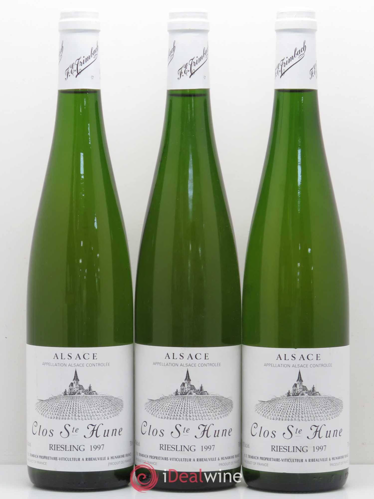 Alsace Riesling Clos Sainte-Hune Trimbach (Domaine) 1997 - Lot de 3 bouteilles - 0