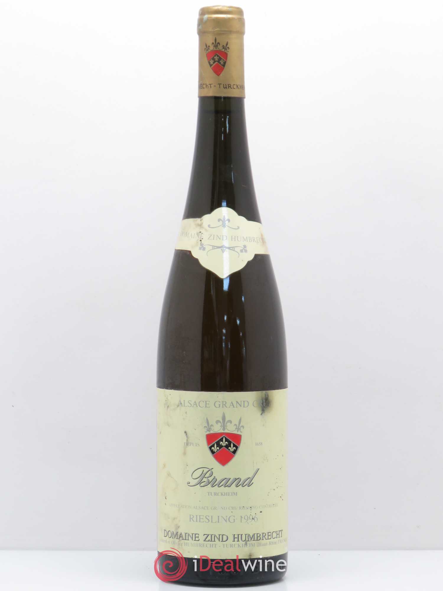 Alsace Riesling Grand Cru Brand Zind-Humbrecht (Domaine) 1996 - Lot de 1 bouteille - 0