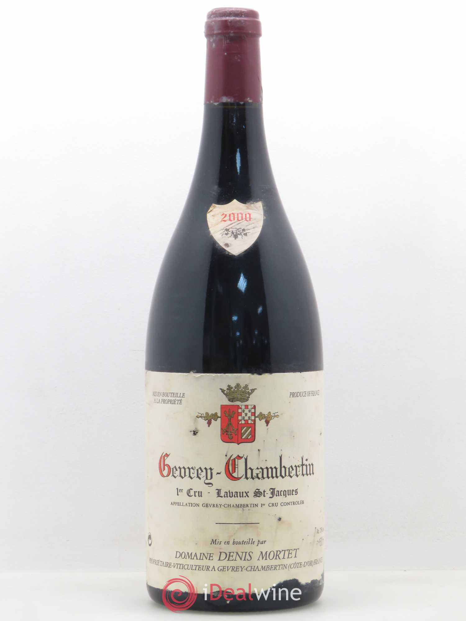 Gevrey-Chambertin 1er Cru Lavaux Saint Jacques Denis Mortet (Domaine) 2000 - Lot de 1 magnum - 0