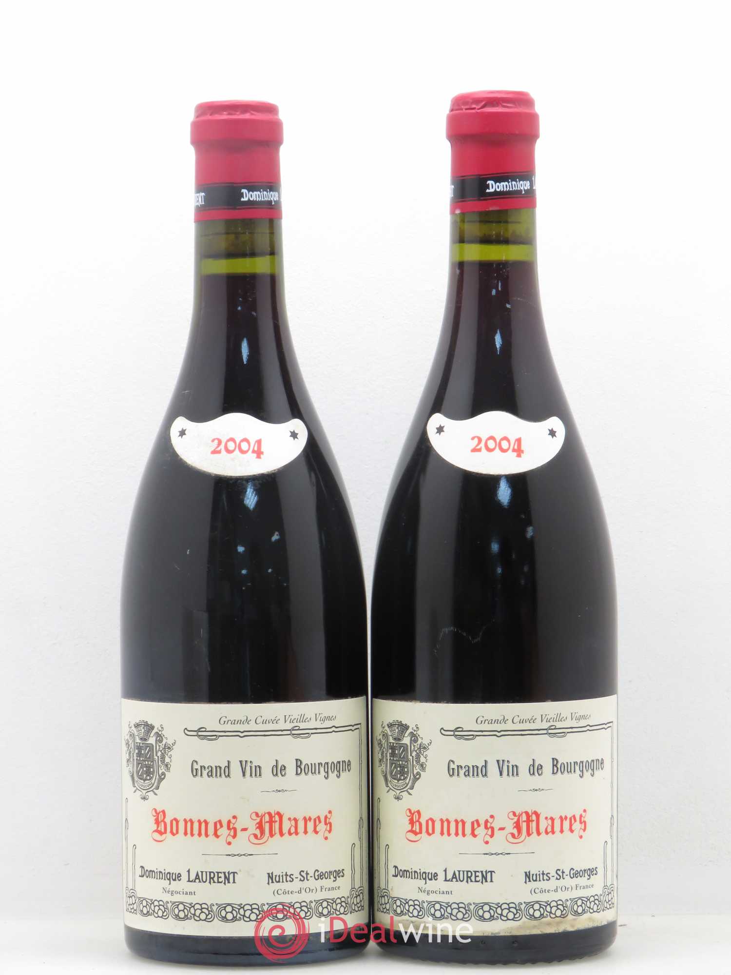 Bonnes-Mares Grand Cru Dominique Laurent 2004 - Lot de 2 bouteilles - 0