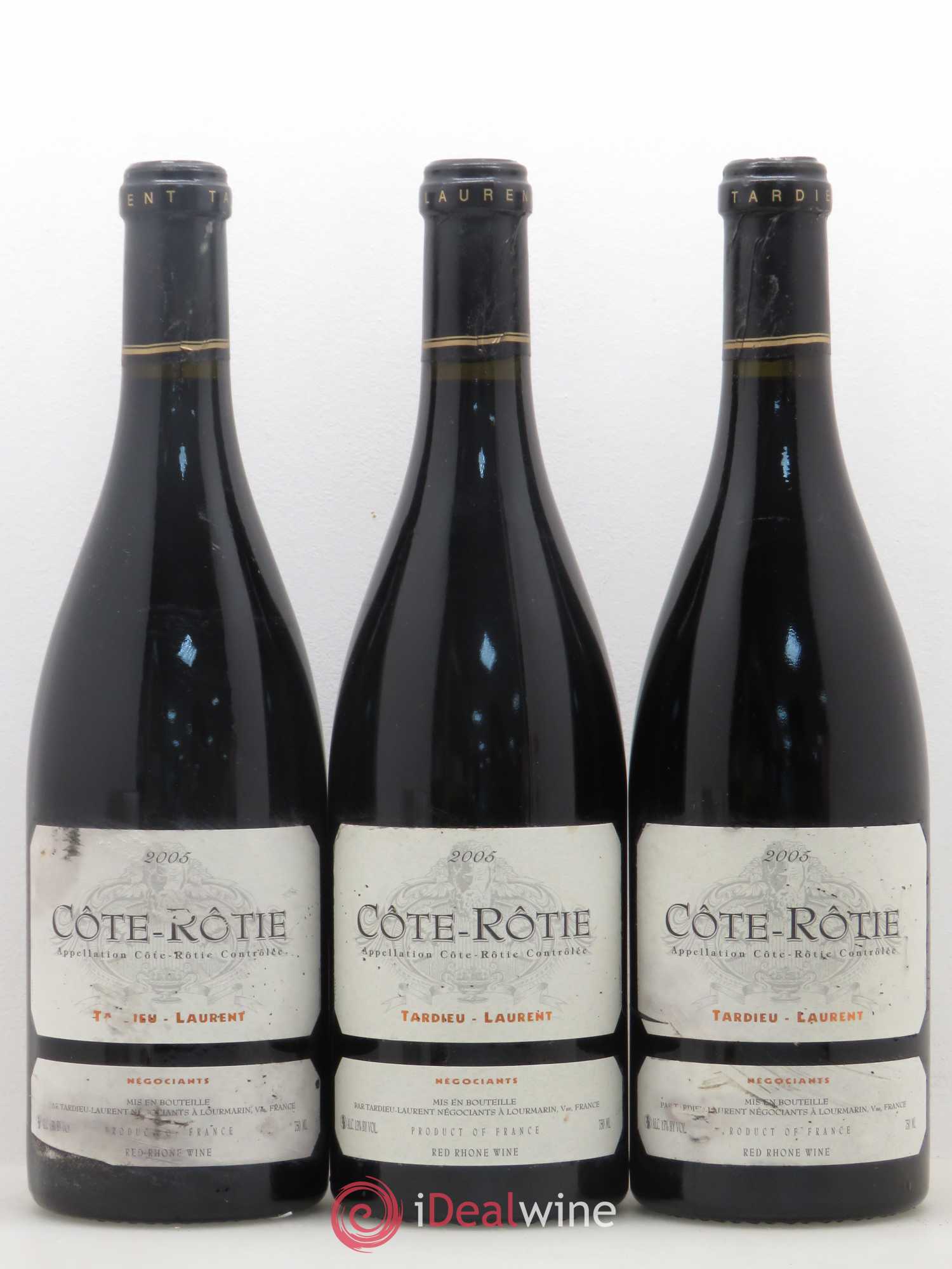 Côte-Rôtie Maison Tardieu-Laurent 2005 - Lot de 3 bouteilles - 0