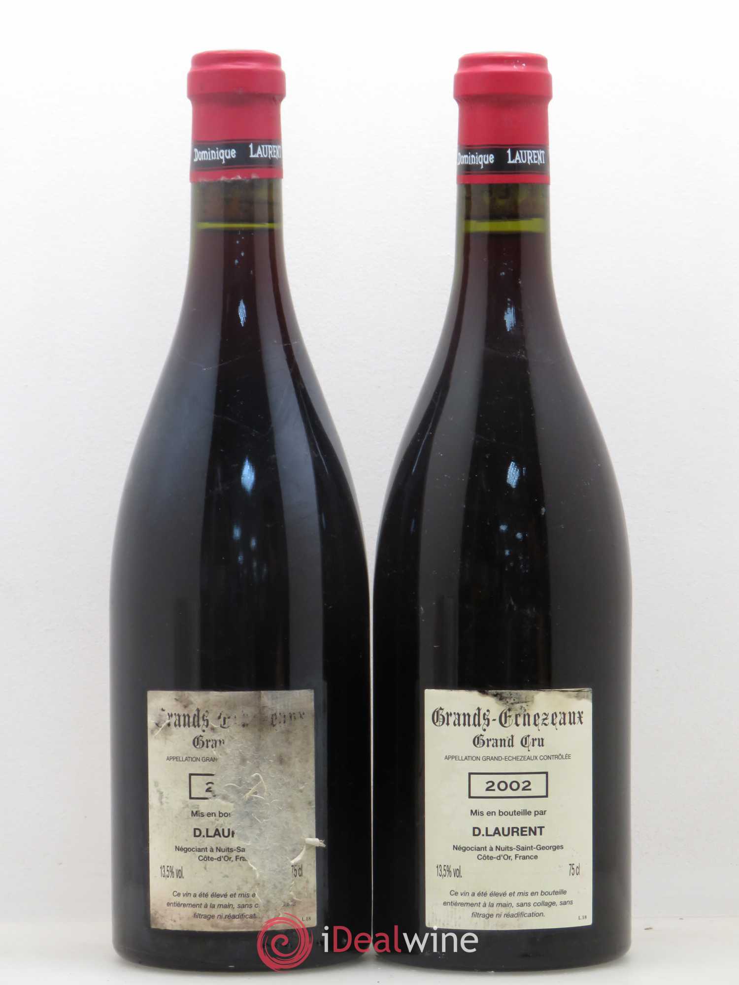 Grands-Echezeaux Grand Cru Dominique Laurent 2002 - Lot de 2 bouteilles - 1