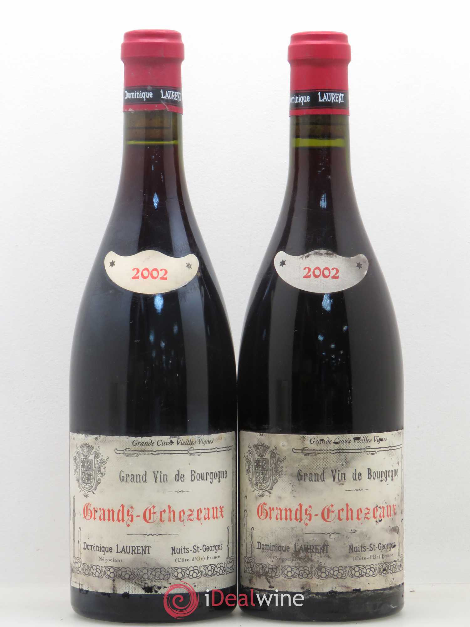 Grands-Echezeaux Grand Cru Dominique Laurent 2002 - Lot de 2 bouteilles - 0