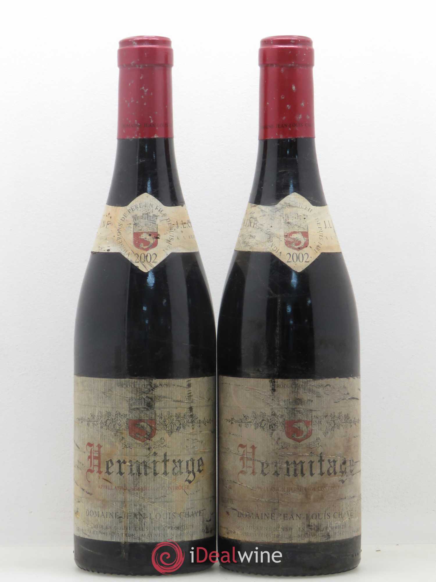 Hermitage Jean-Louis Chave 2002 - Lot de 2 bouteilles - 0