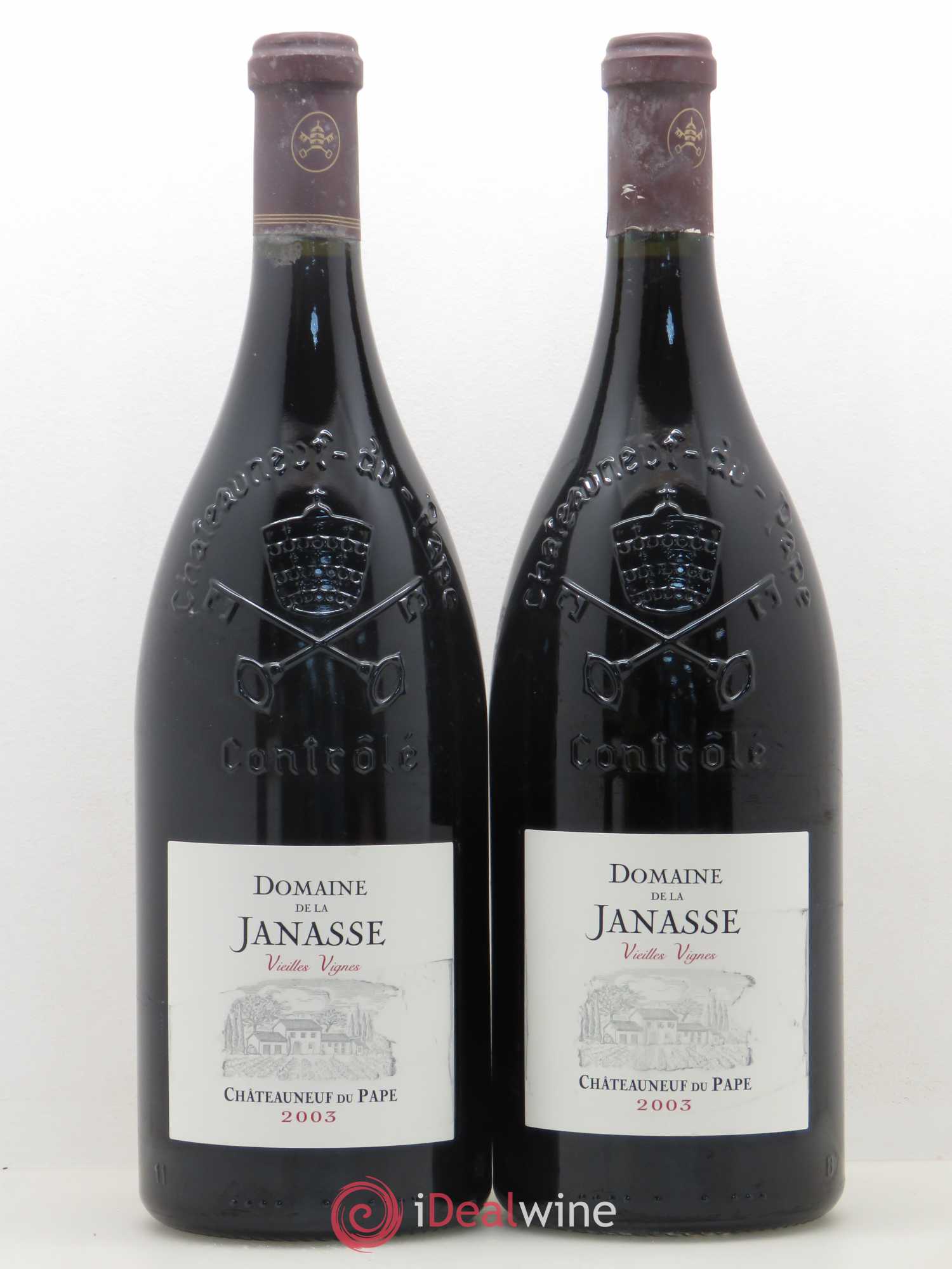 Châteauneuf-du-Pape Cuvée Vieilles Vignes La Janasse (Domaine de) 2003 - Lot de 2 magnums - 0
