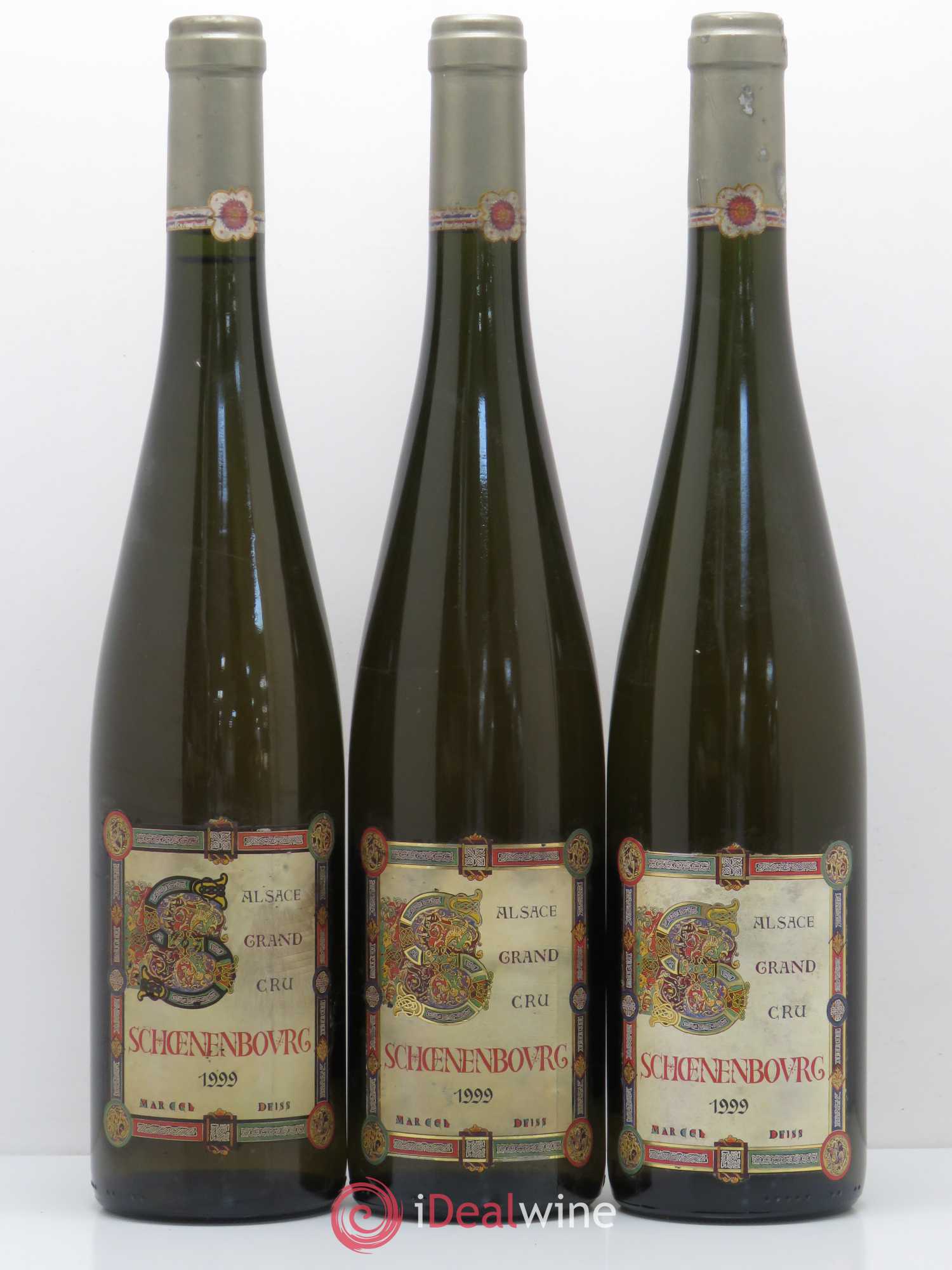 Alsace Grand Cru Schoenenbourg Marcel Deiss 1999 - Posten von 3 Flaschen - 0