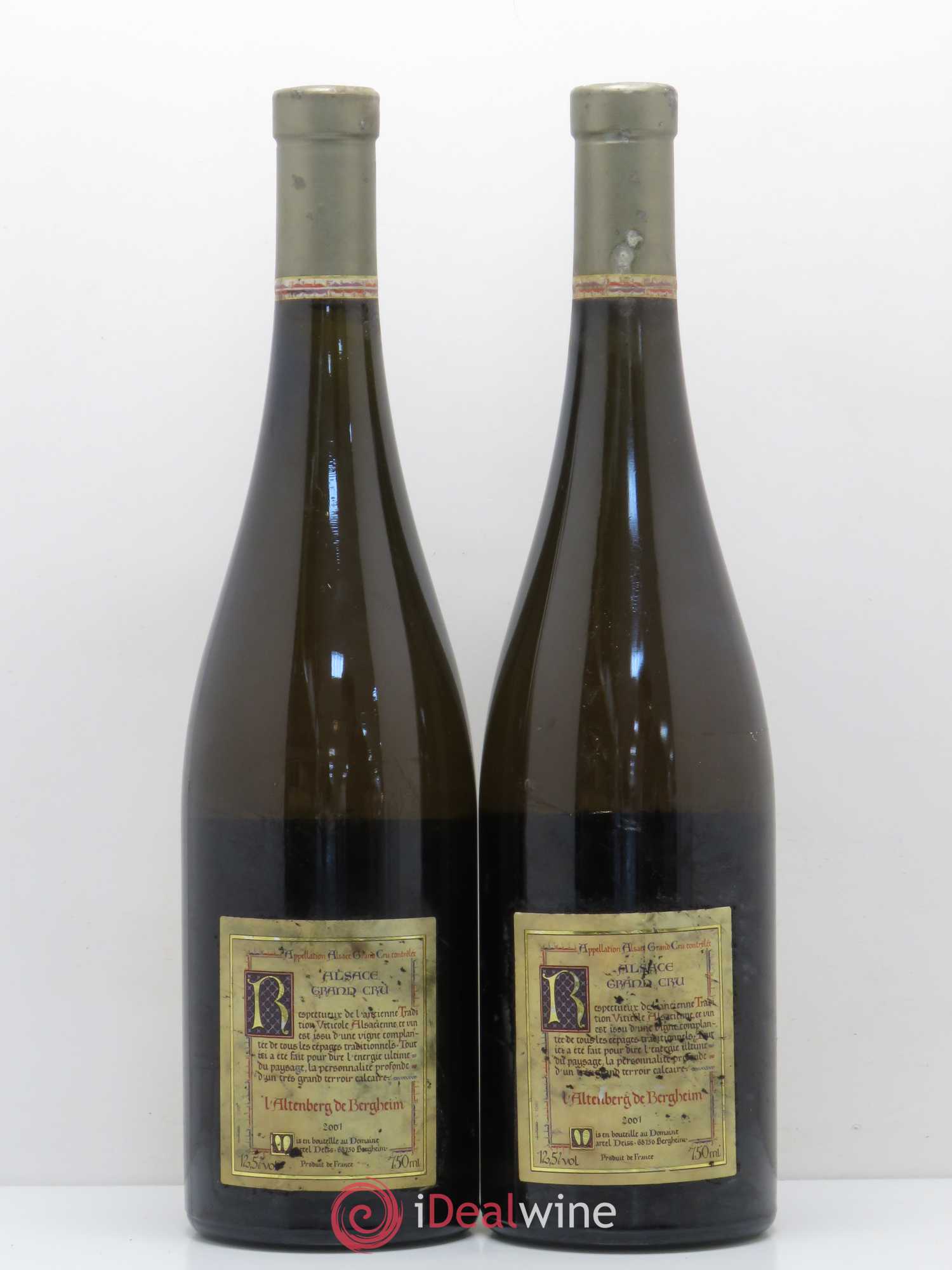 Alsace Grand Cru Altenberg de Bergheim Marcel Deiss (Domaine) 2001 - Lotto di 2 bottiglie - 1