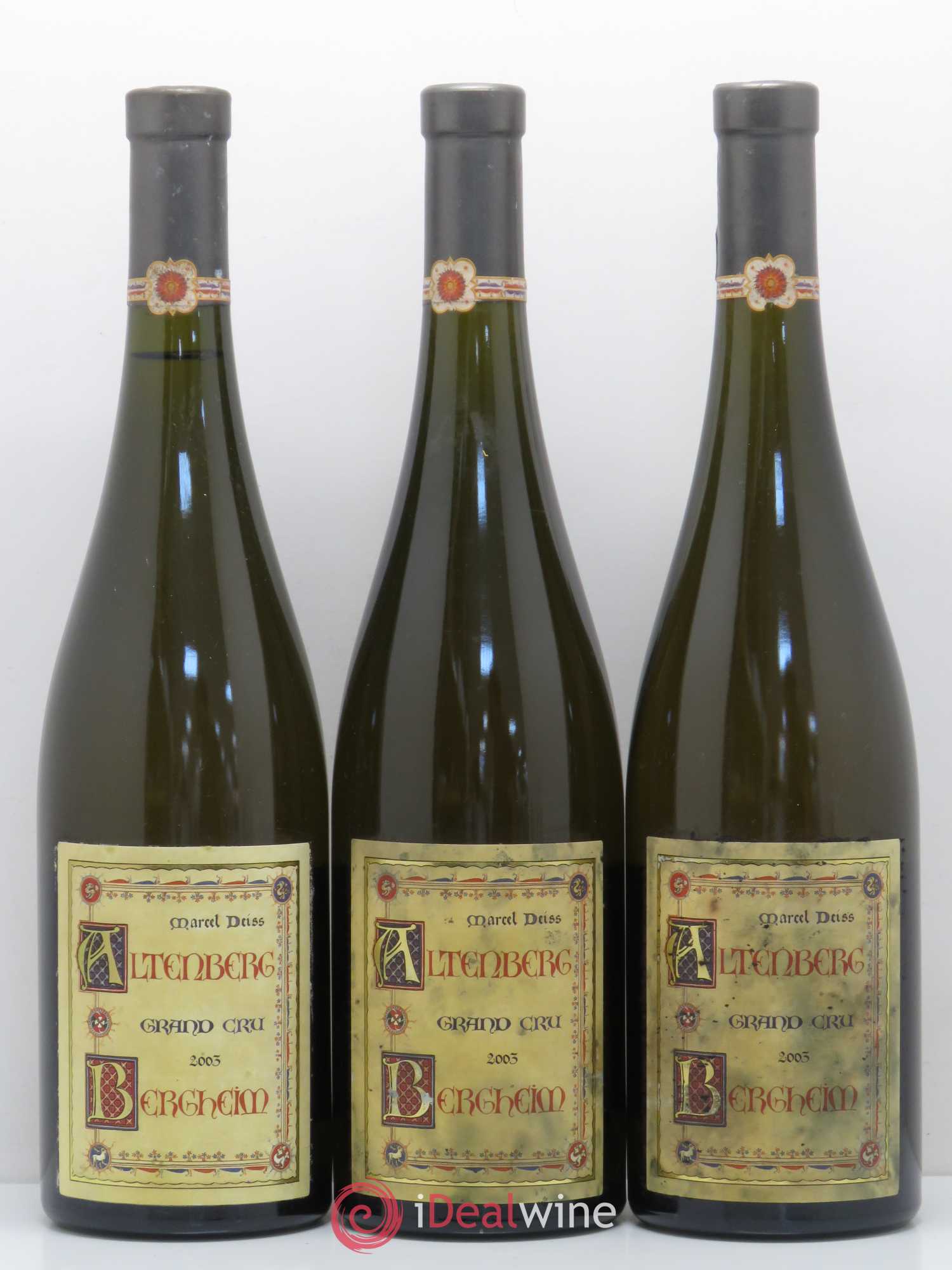 Alsace Grand Cru Altenberg de Bergheim Marcel Deiss (Domaine) 2003 - Lotto di 3 bottiglie - 0