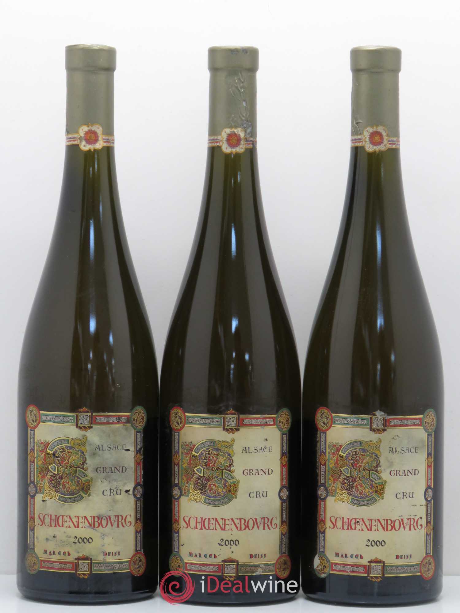 Alsace Grand Cru Schoenenbourg Marcel Deiss (Domaine) 2000 - Lot de 3 bouteilles - 0