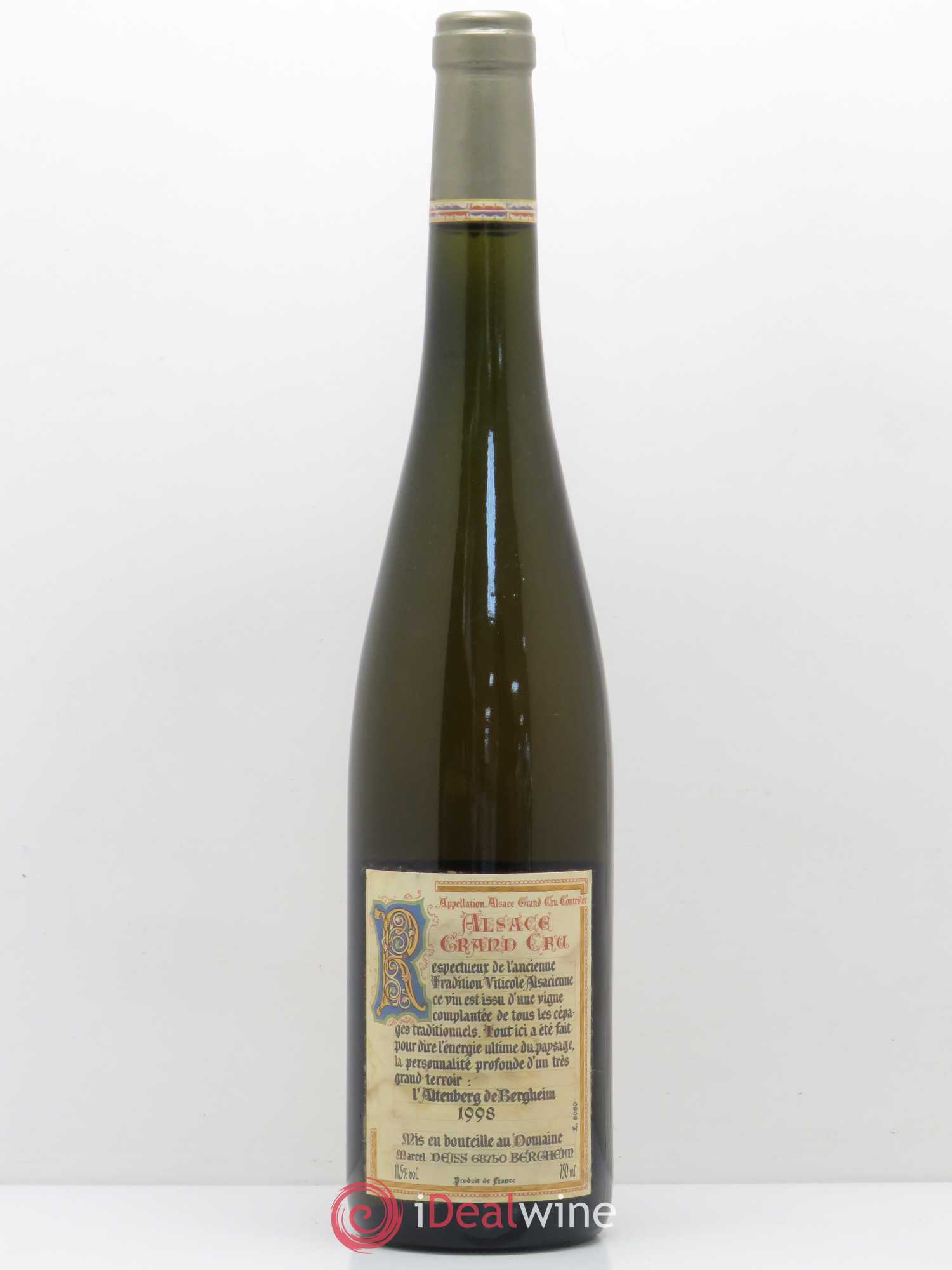 Alsace Grand Cru Altenberg de Bergheim Marcel Deiss (Domaine) 1998 - Lotto di 1 bottiglia - 1