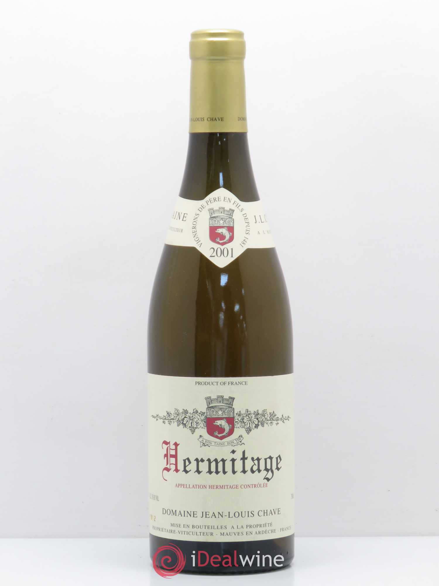 Hermitage Jean-Louis Chave 2001 - Lot de 1 bouteille - 0