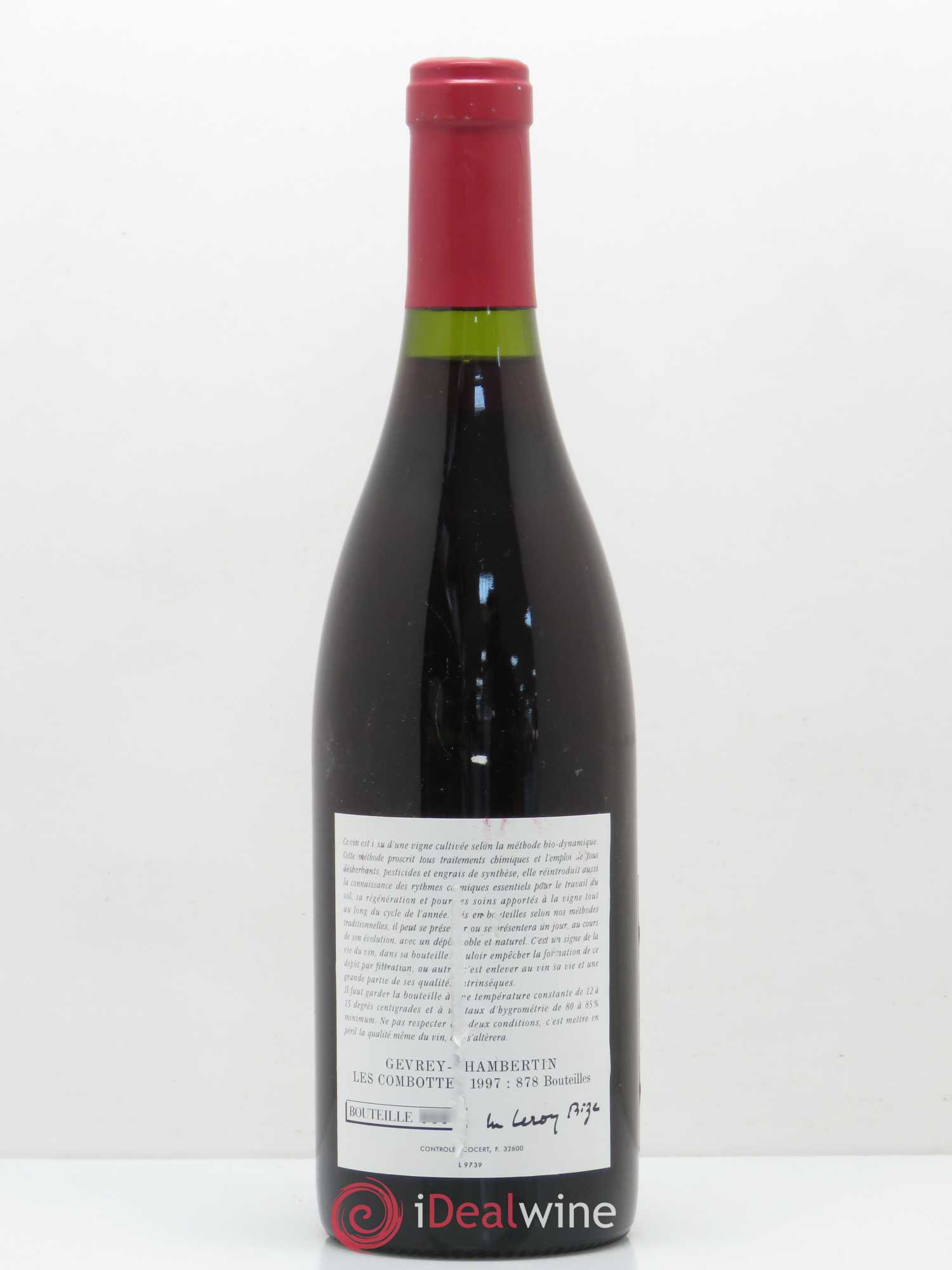 Gevrey-Chambertin Les Combottes 1997 - Lot of 1 bottle - 1