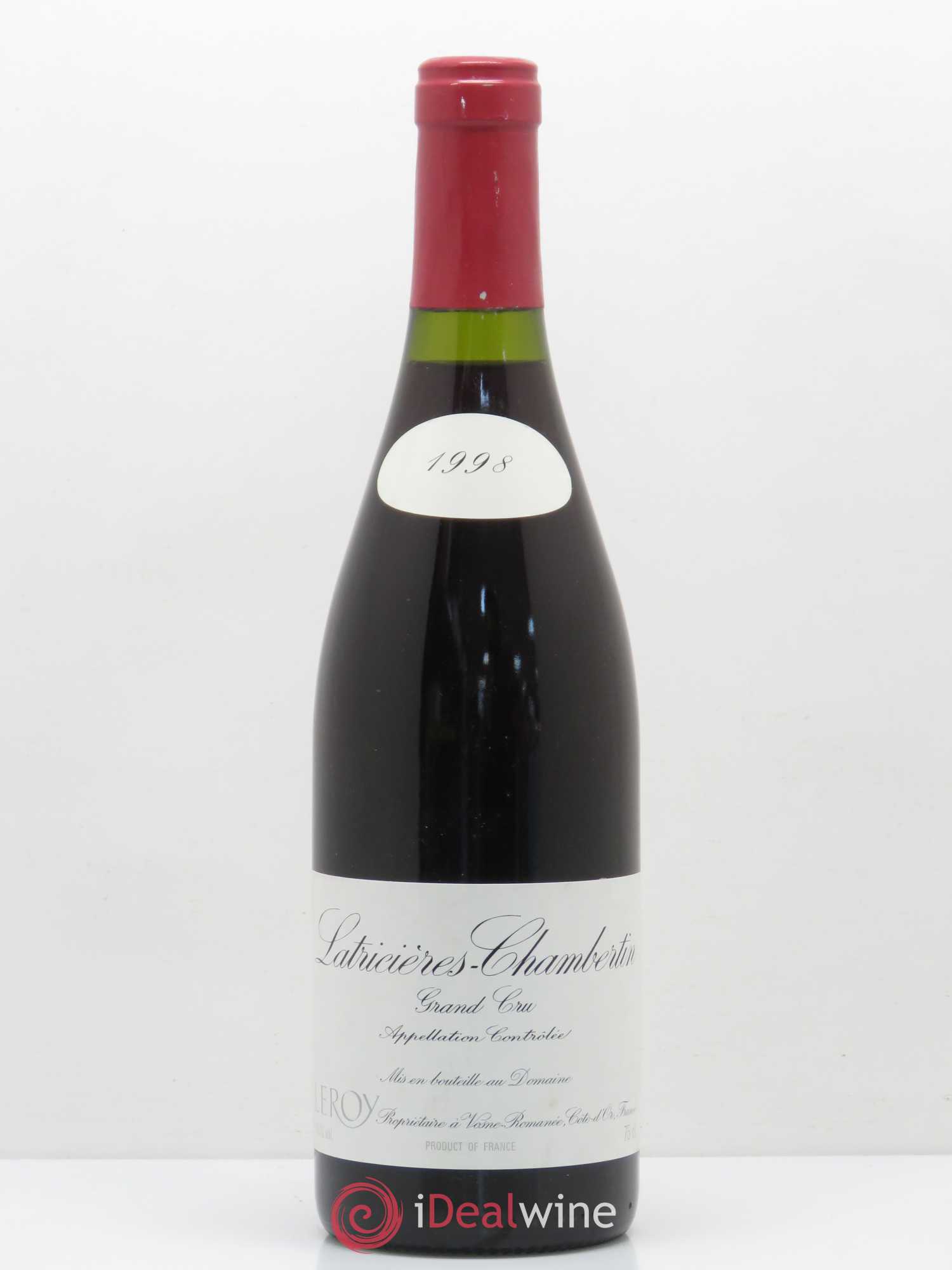 Latricières-Chambertin Grand Cru Leroy (Domaine) 1998 - Lotto di 1 bottiglia - 0