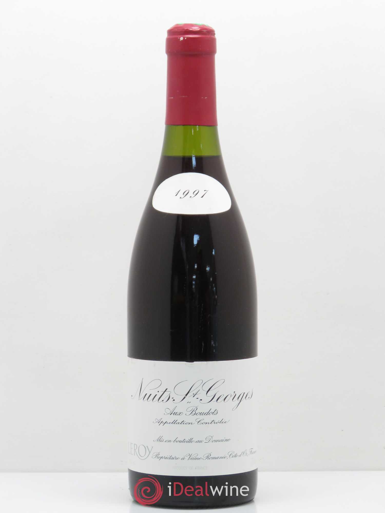 Nuits-Saint-Georges Leroy (Domaine) Aux Boudots 1997 - Lot de 1 bouteille - 0