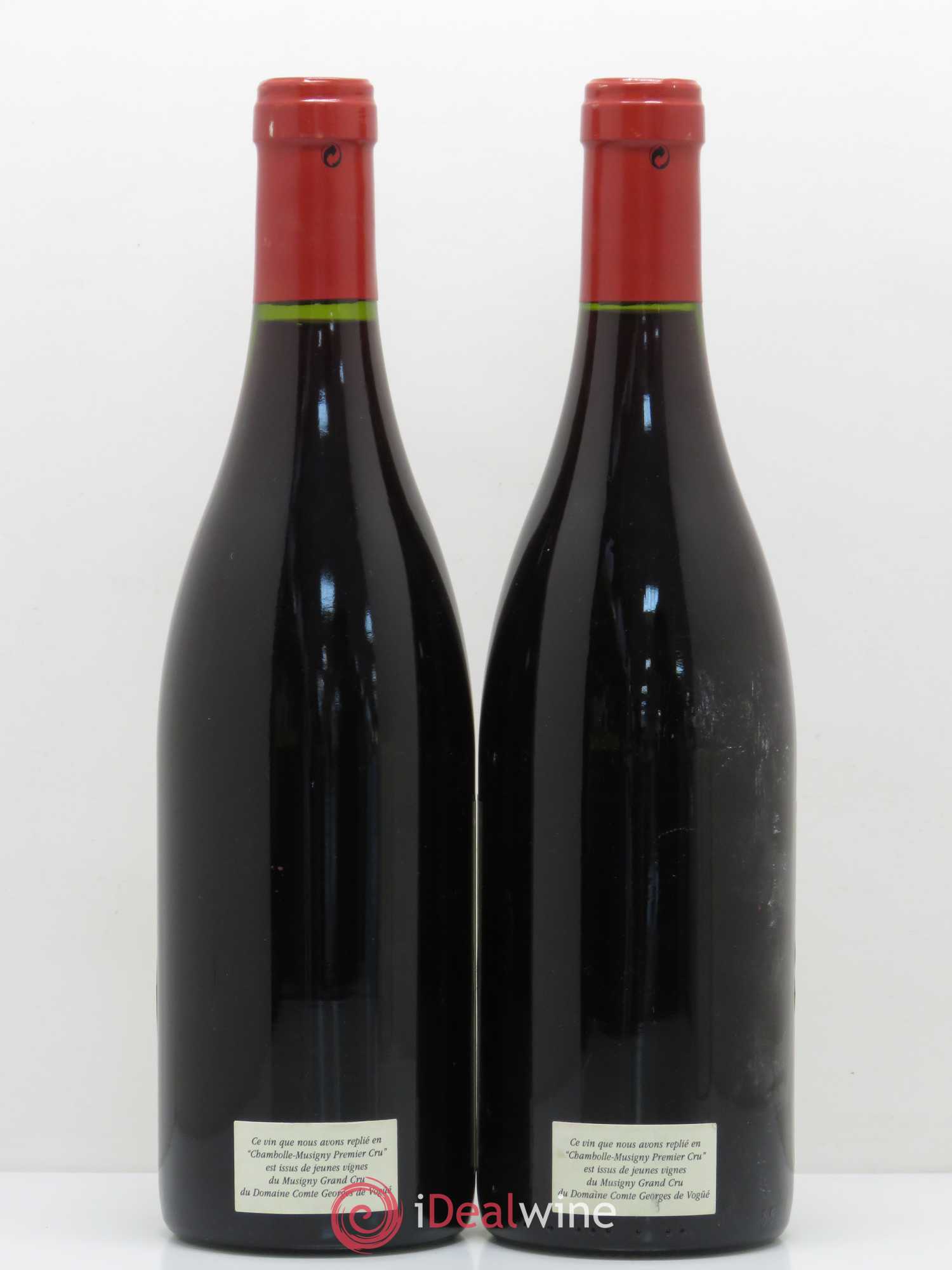 Chambolle-Musigny 1er Cru Comte Georges de Vogüé 2002 - Lot de 2 bouteilles - 1