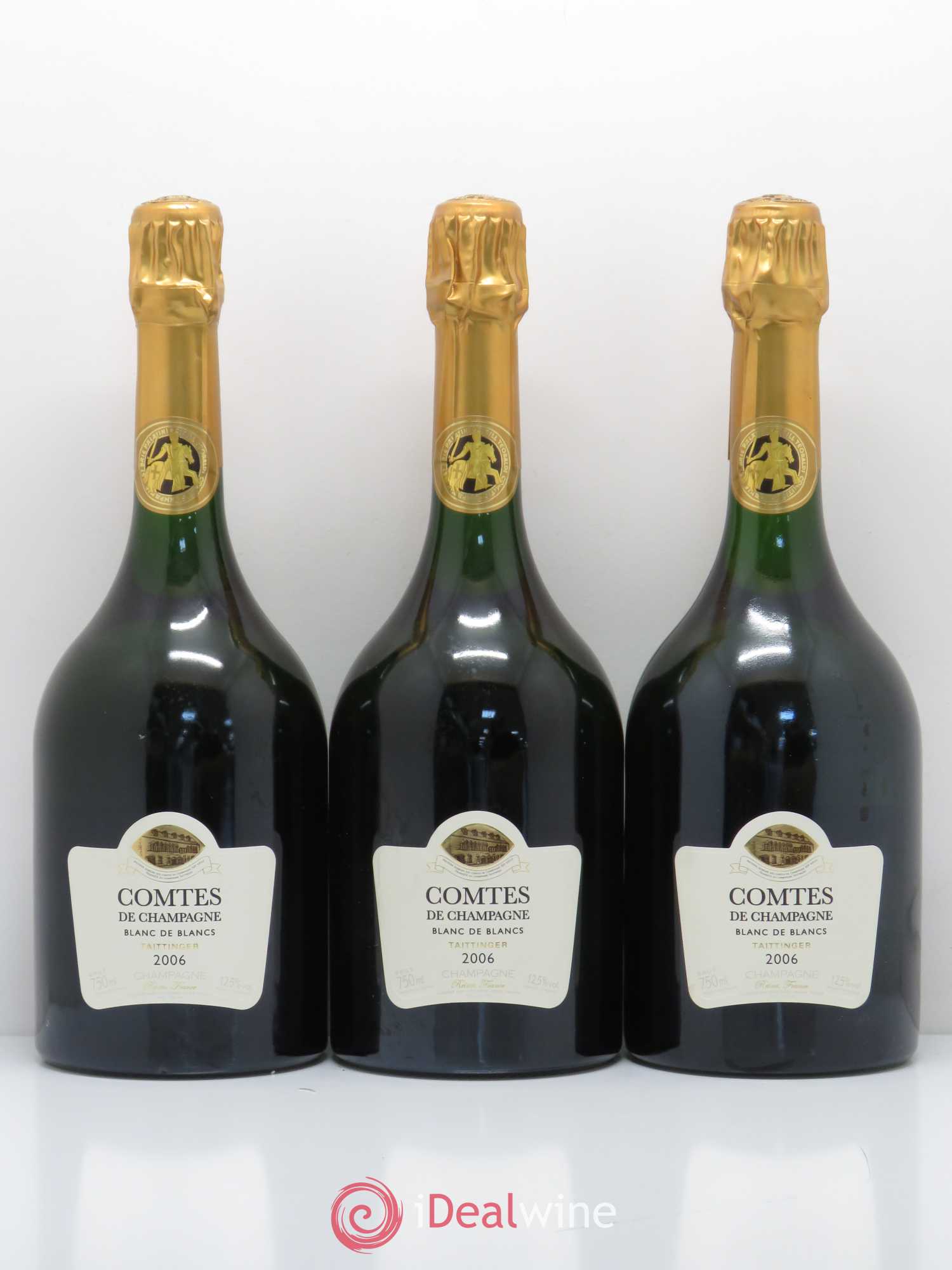 Comtes de Champagne Taittinger 2006 - Lot de 3 bouteilles - 0