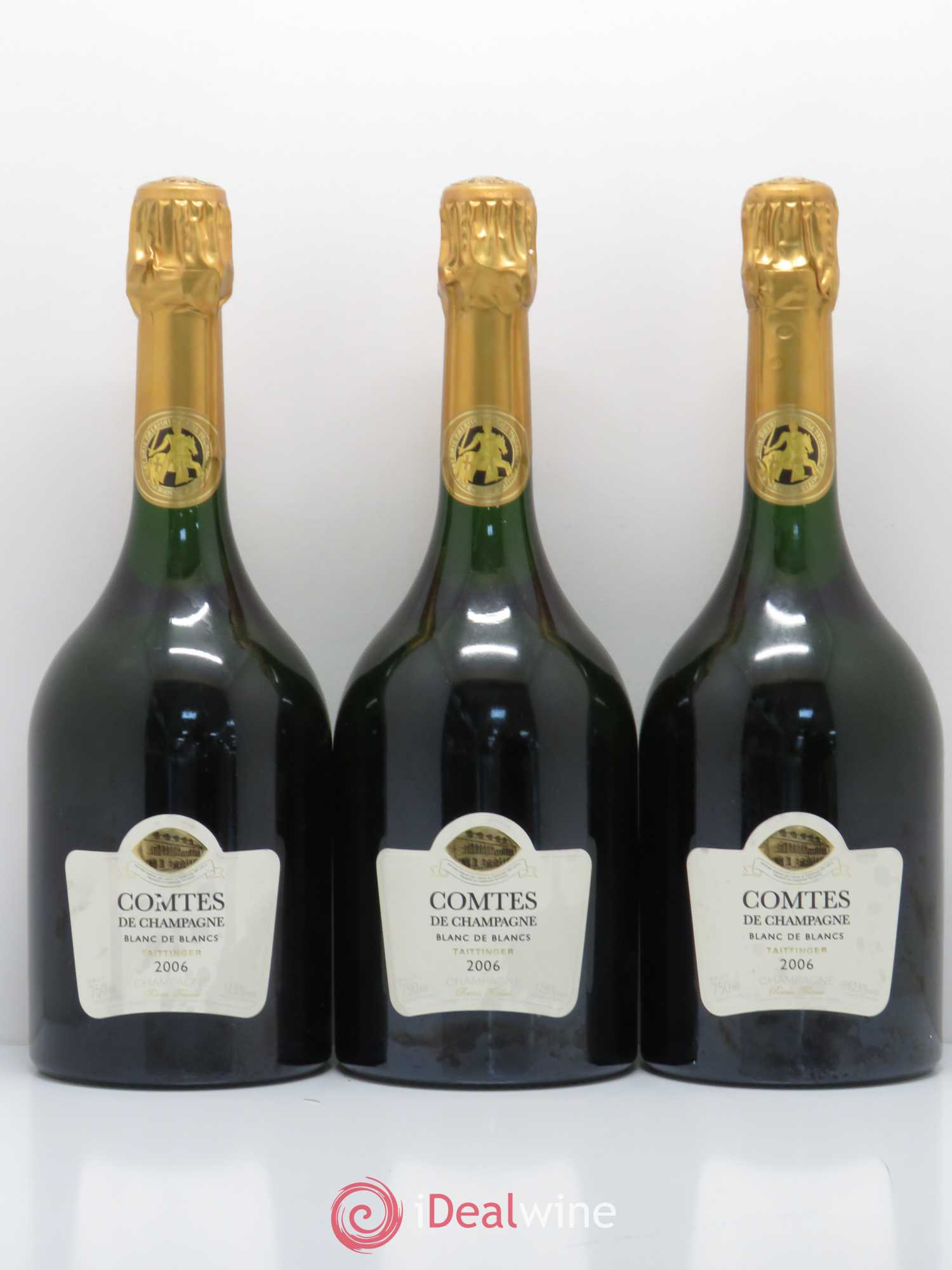 Comtes de Champagne Taittinger 2006 - Lot de 3 bouteilles - 0