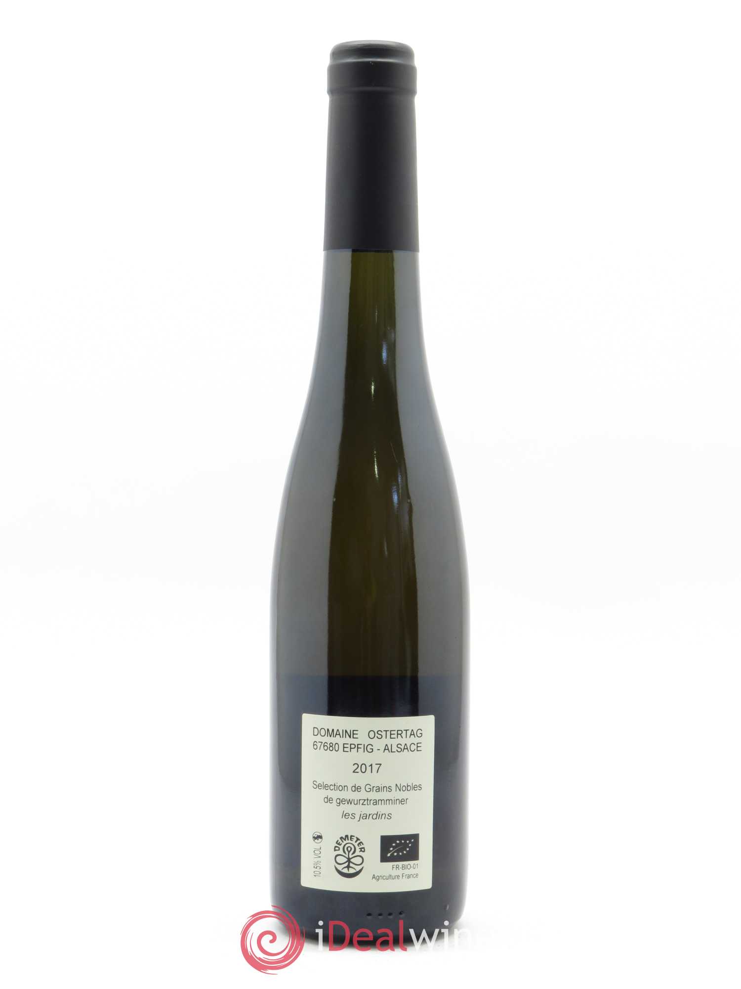 Alsace Gewurztraminer Sélection de Grains Nobles Les Jardins Ostertag (Domaine) 2017 - Lot de 1 demi bouteille - 1