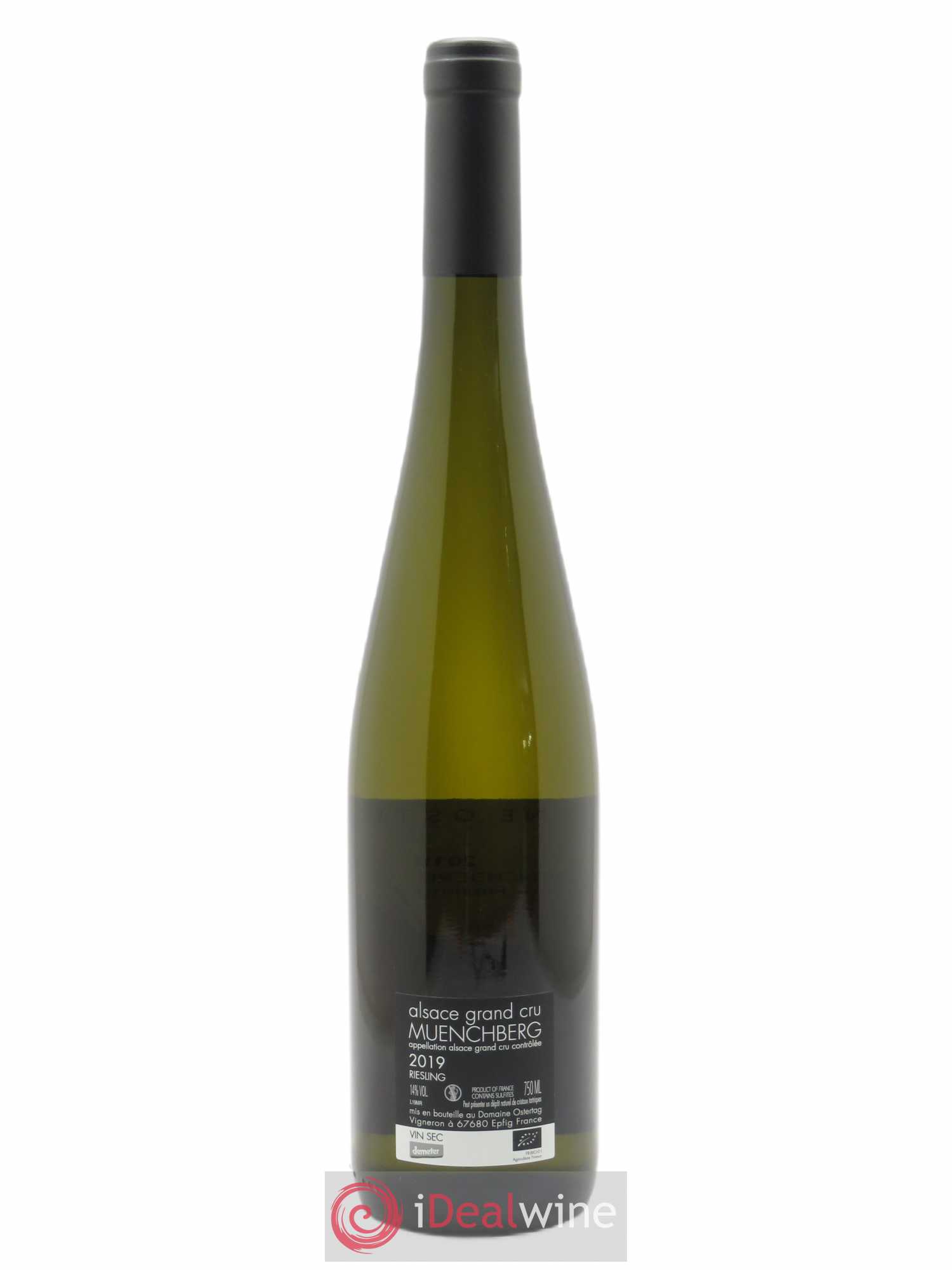 Alsace Riesling Grand Cru Muenchberg Ostertag (Domaine) 2019 - Lot de 1 bouteille - 1