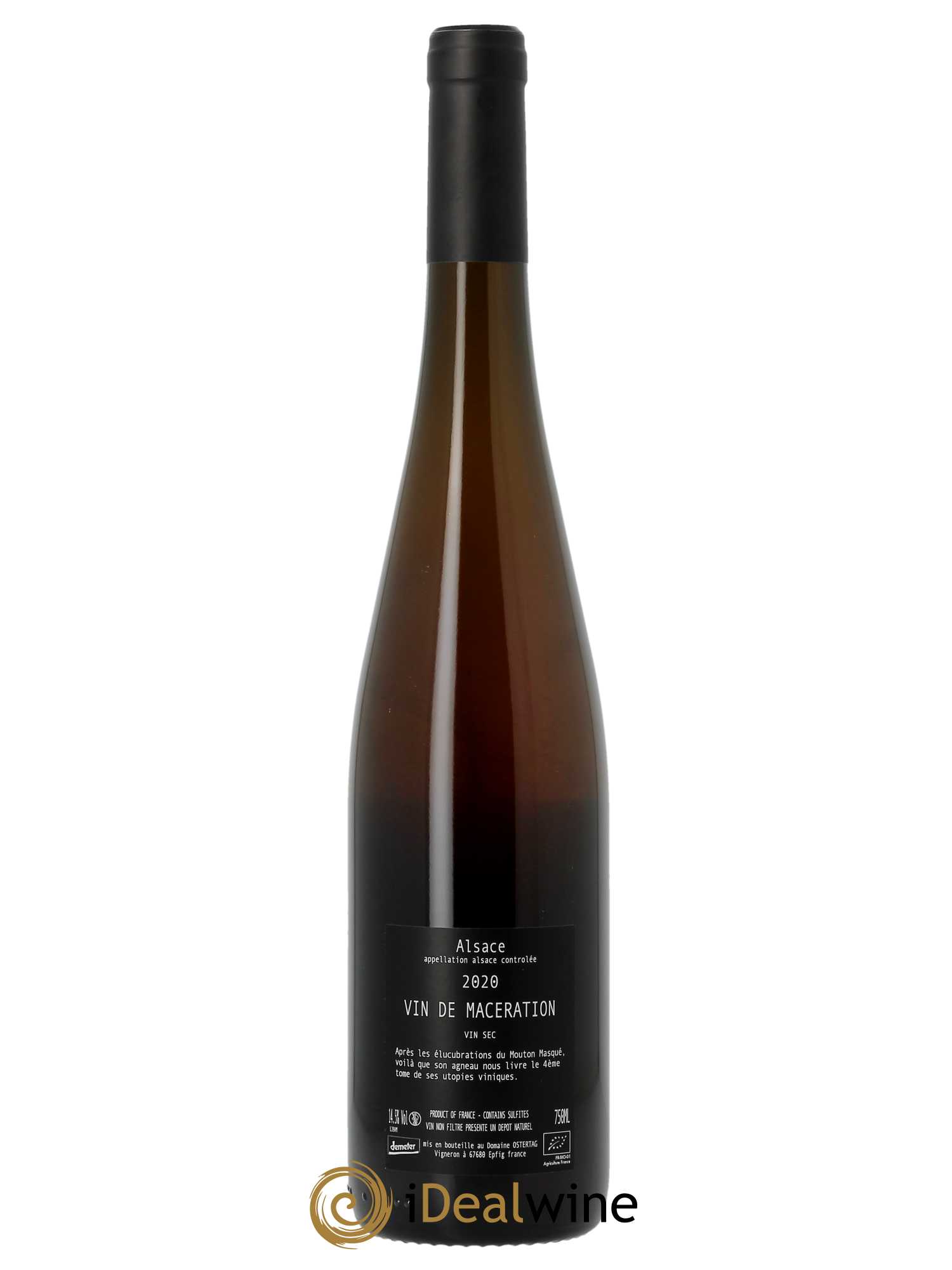 Alsace Les Aventures de l'Agneau masqué tome 4 Ostertag (Domaine) 2020 - Lot of 1 bottle - 1