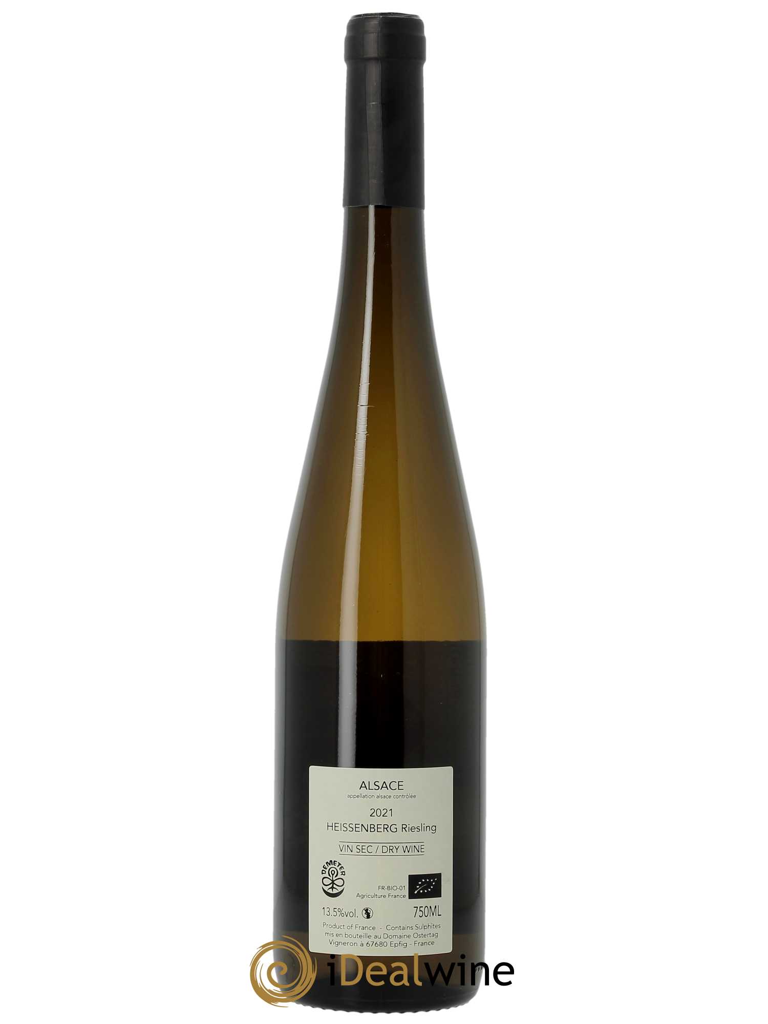 Alsace Riesling Heissenberg Ostertag (Domaine) 2021 - Lot of 1 bottle - 1