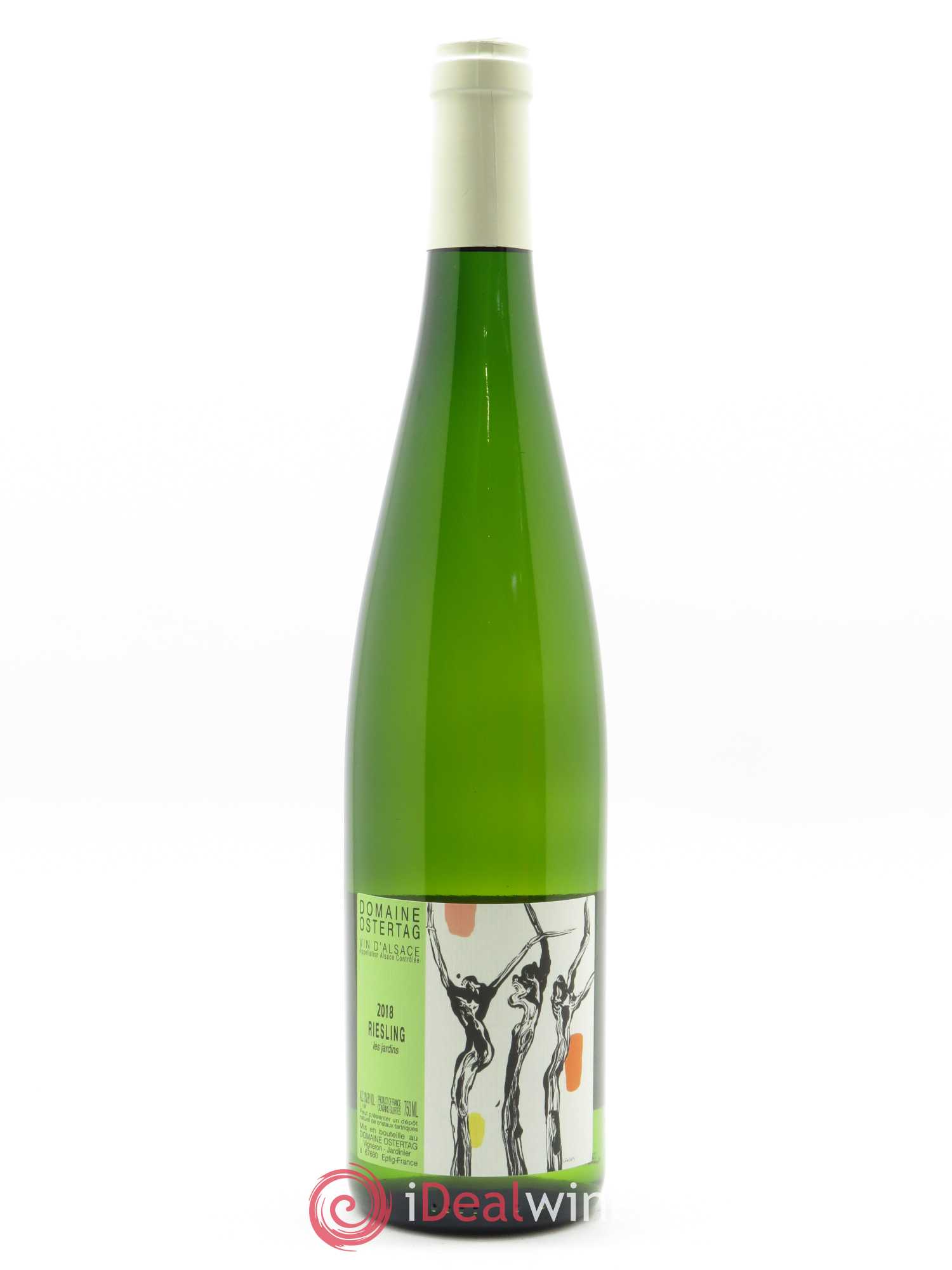 Alsace Riesling Les Jardins Ostertag (Domaine) 2018 - Lot de 1 bouteille - 0