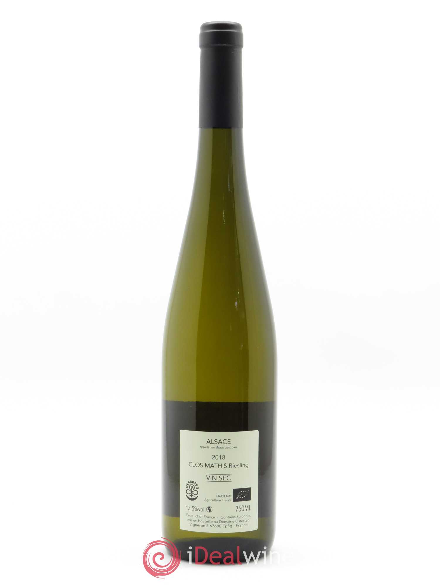 Alsace Riesling Clos Mathis Ostertag (Domaine) 2018 - Lot of 1 bottle - 1