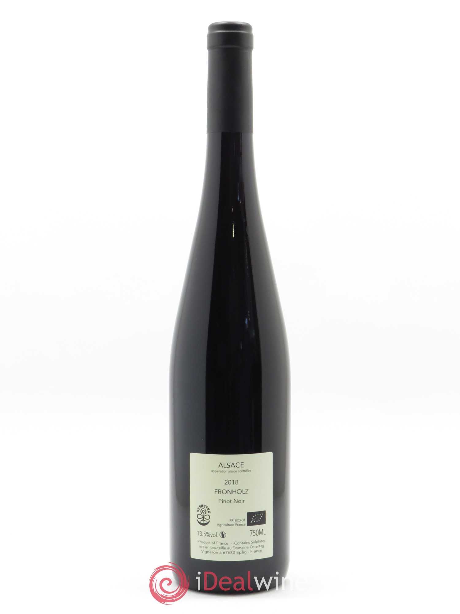 Alsace Pinot Noir Fronholz Ostertag (Domaine) 2018 - Lot de 1 bouteille - 1