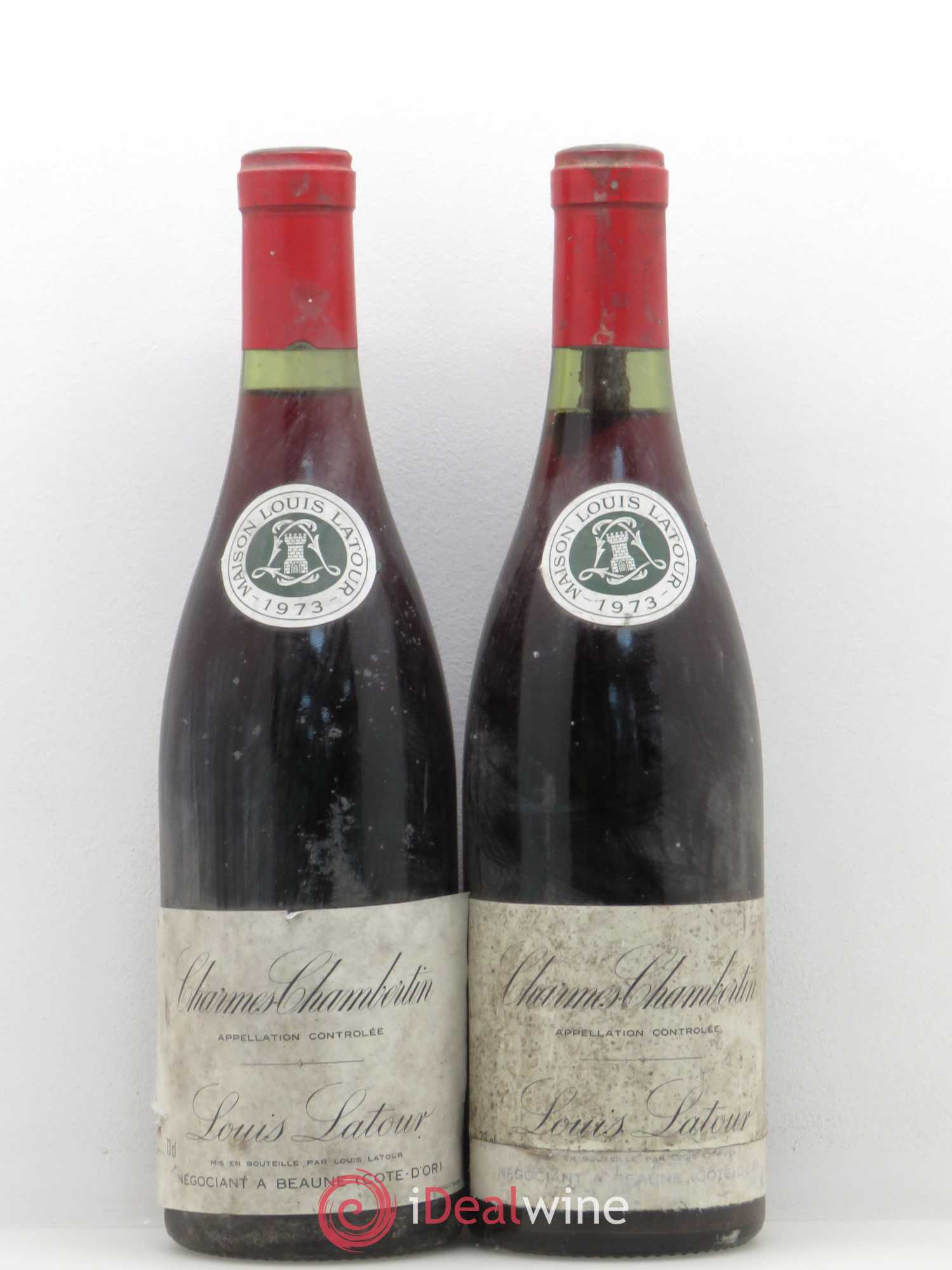 Charmes-Chambertin Grand Cru Louis Latour 1973 - Lot de 2 bouteilles - 0