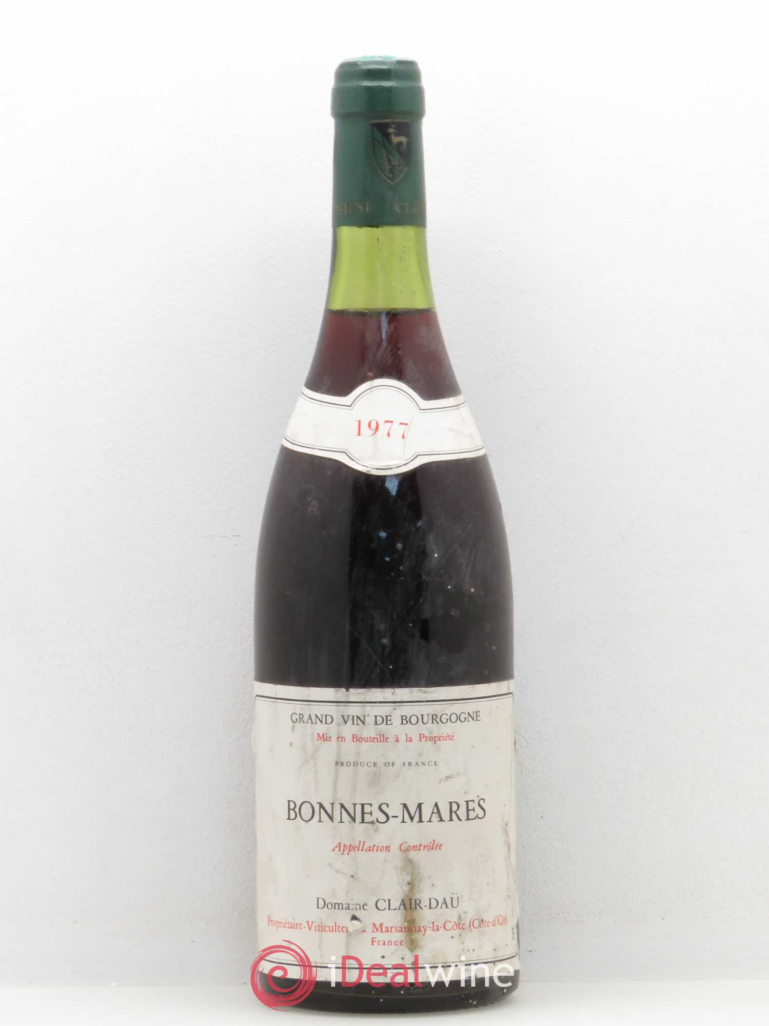 Bonnes-Mares Grand Cru Clair Daü 1977 - Lot de 1 bouteille - 0