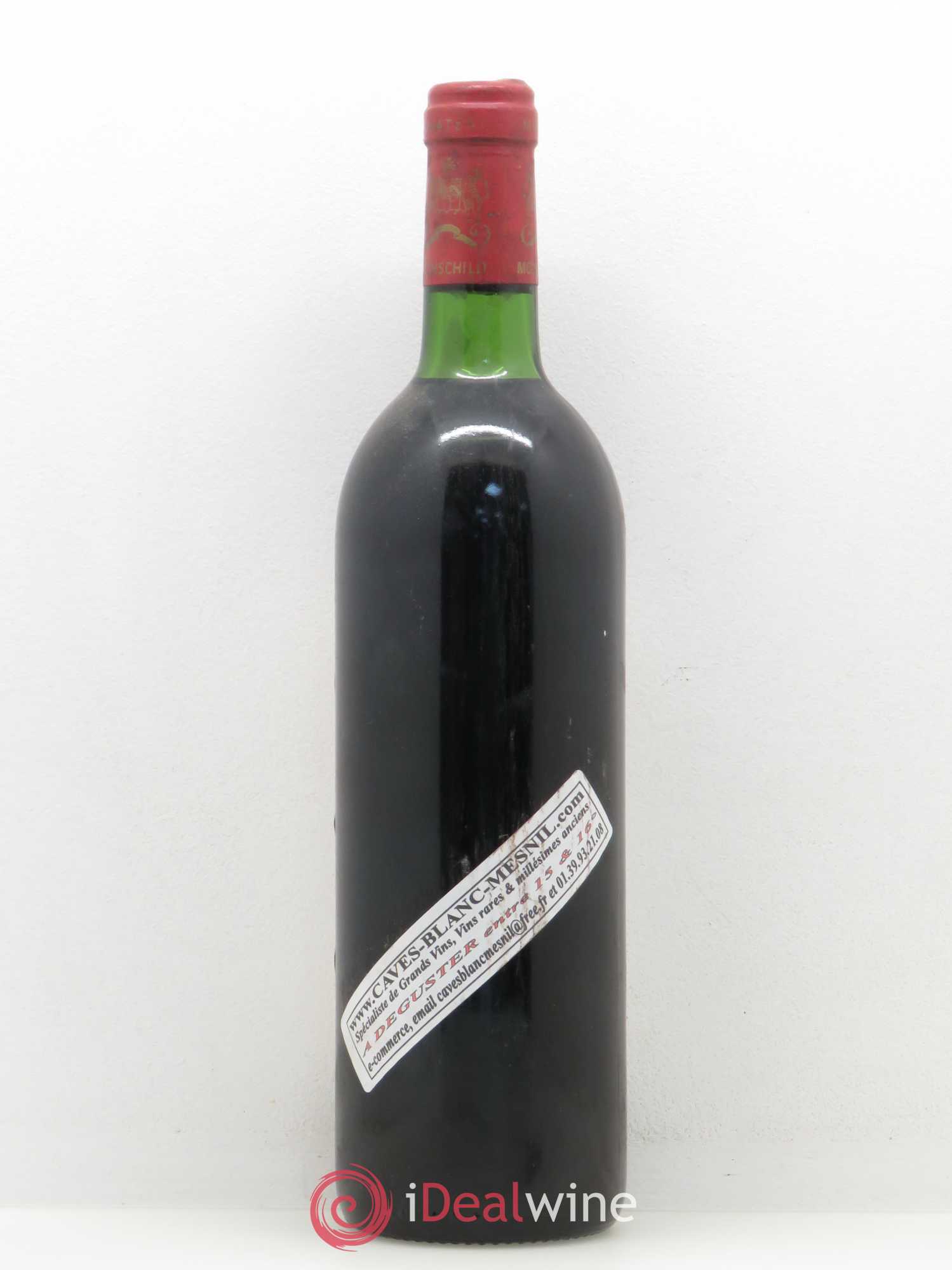 Château Mouton Rothschild 1er Grand Cru Classé 1983 - Lot de 1 bouteille - 1
