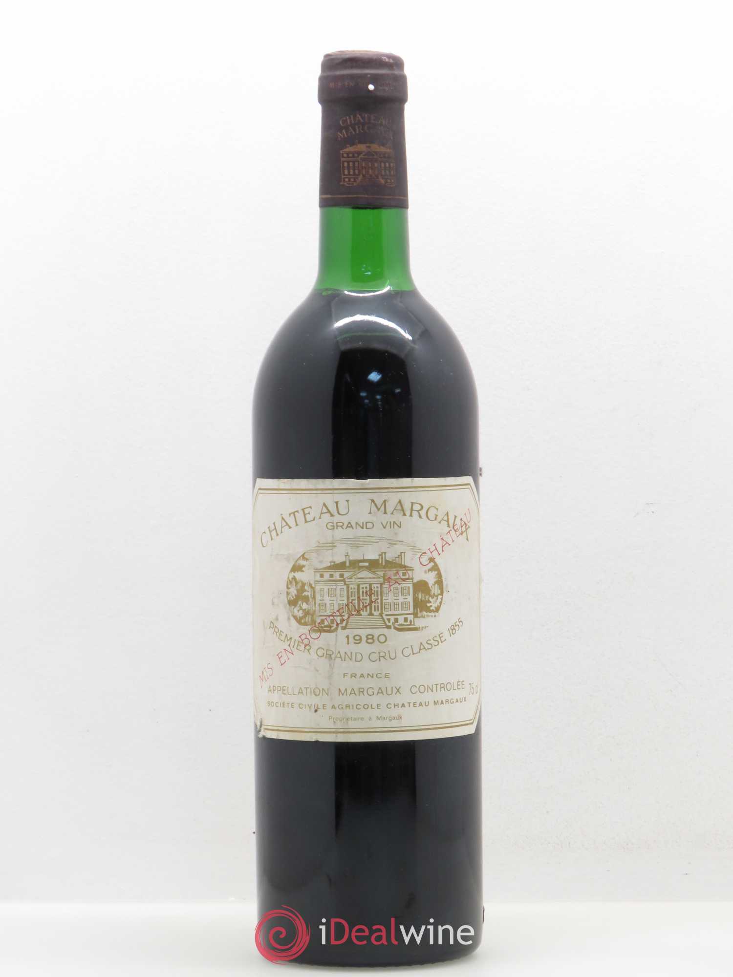Château Margaux 1er Grand Cru Classé 1980 - Lot de 1 bouteille - 0